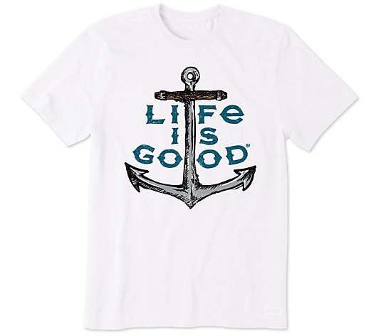 Life is Good Men's Anchor LIG Crusher-Lite Tee