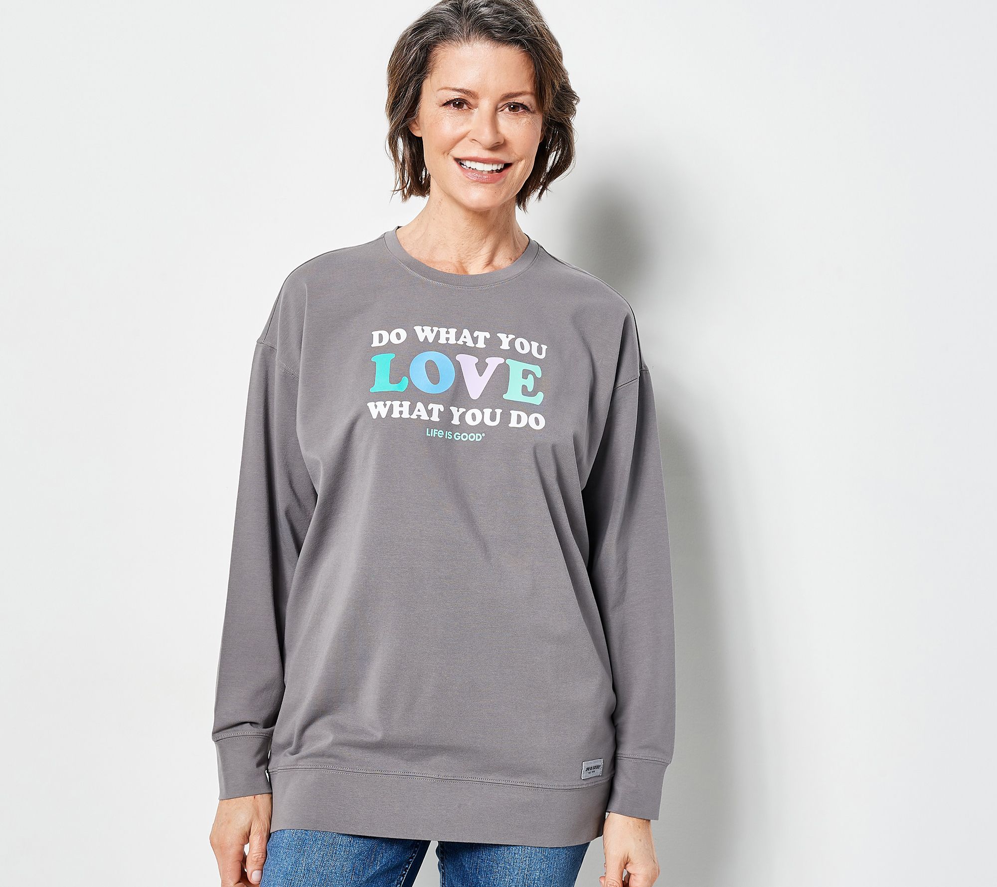 Life is good women's t shirts relaxed fit