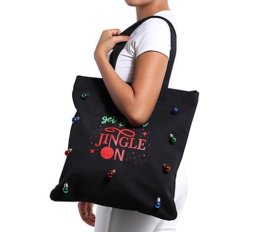 Violet Ray Get Your Jingle On Tote Bag