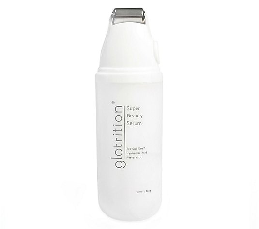 Glotrition Super Beauty Serum w/ Cool Touch Sculpting Roller