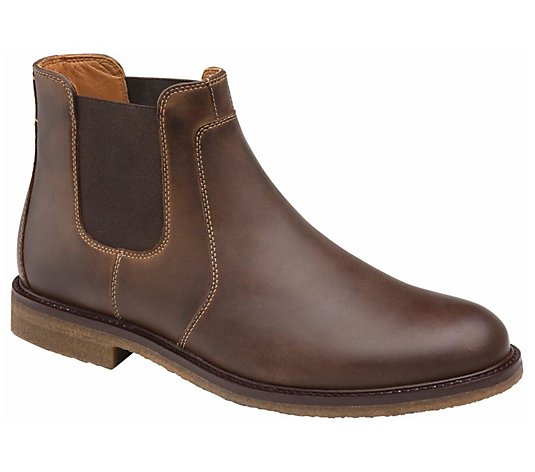 Johnston & Murphy Men's Leather Pull-On Boots-Copeland Chelse