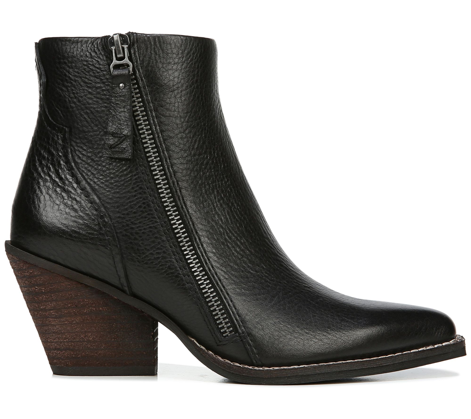 Zodiac Zipper Booties Ramona