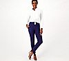 Women with Control Petite Luxe Ponte Tummy Control Ankle Pants, 2 of 3