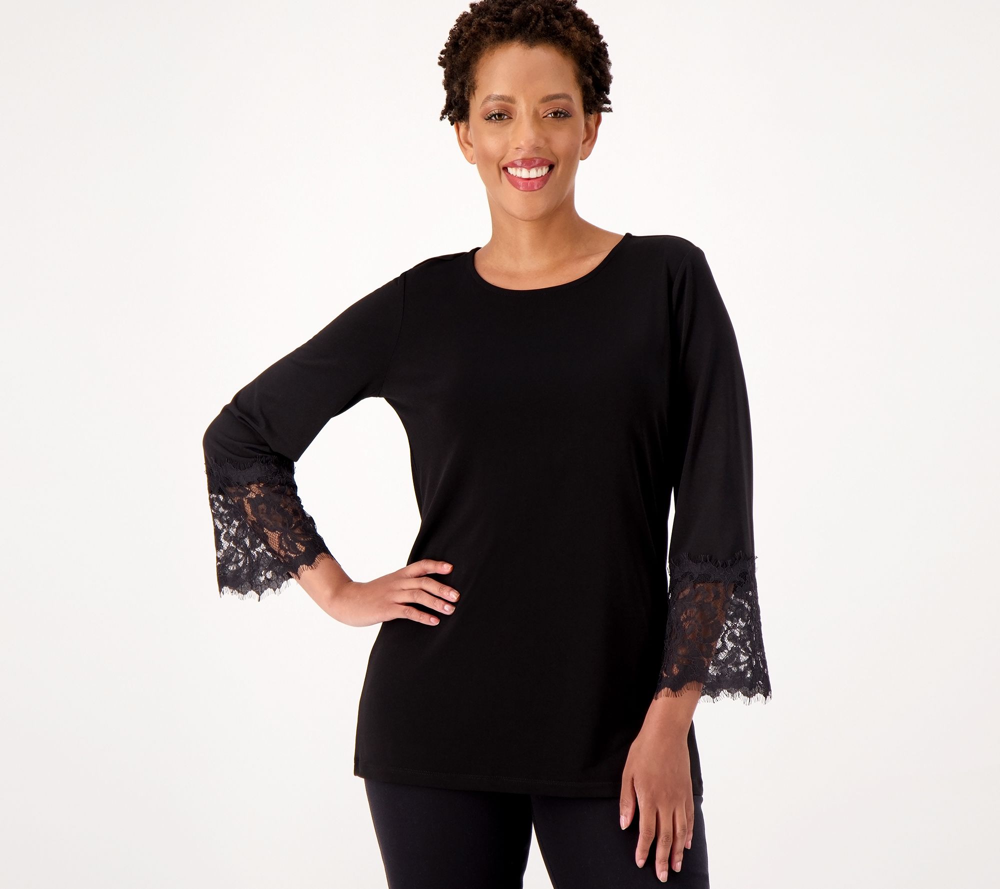 qvc susan graver lace tops