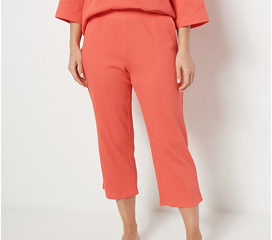 "As Is" Belle by Kim Gravel Packabelle Reg Cropped Pants