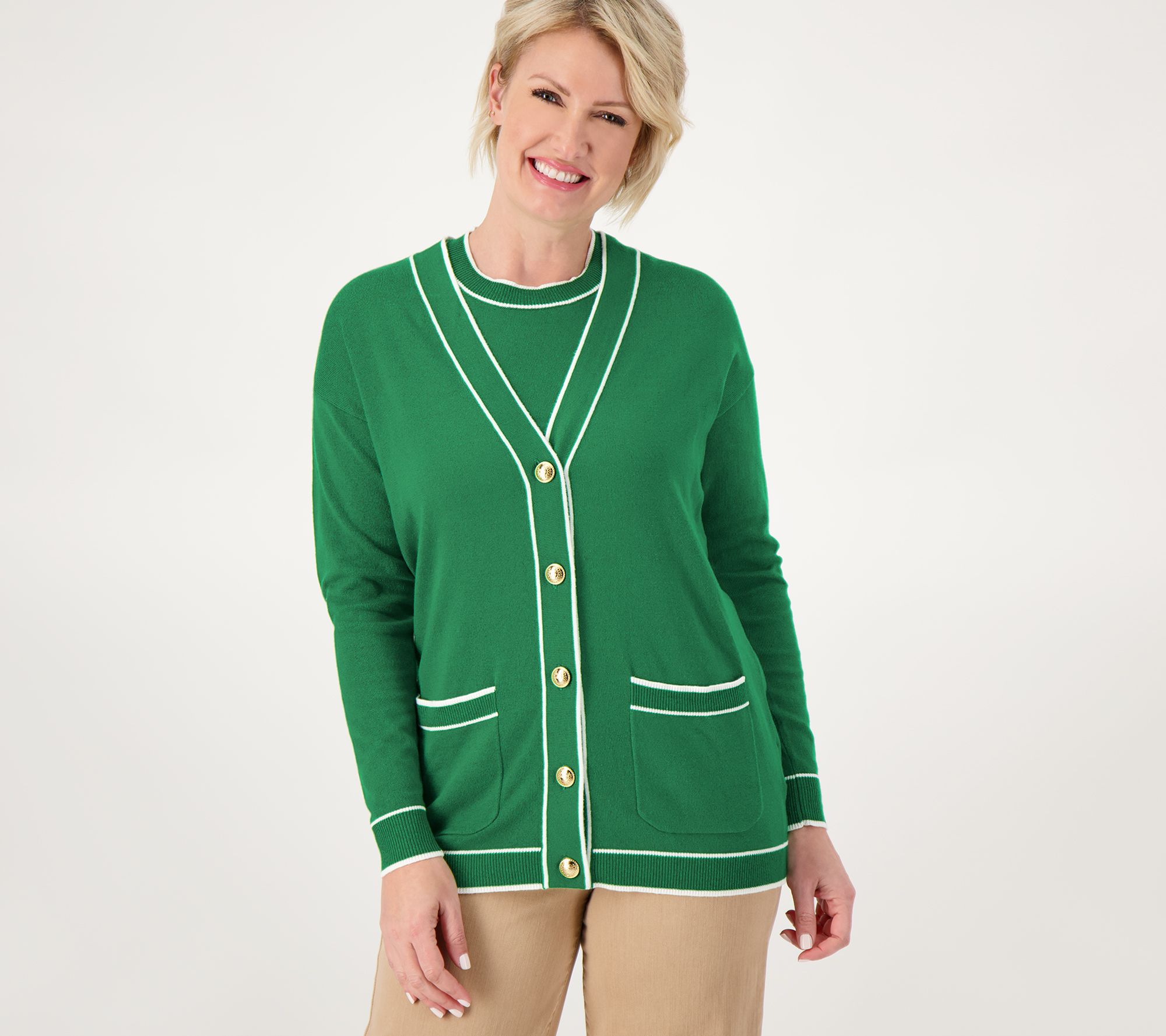 Qvc on sale ladies cardigans