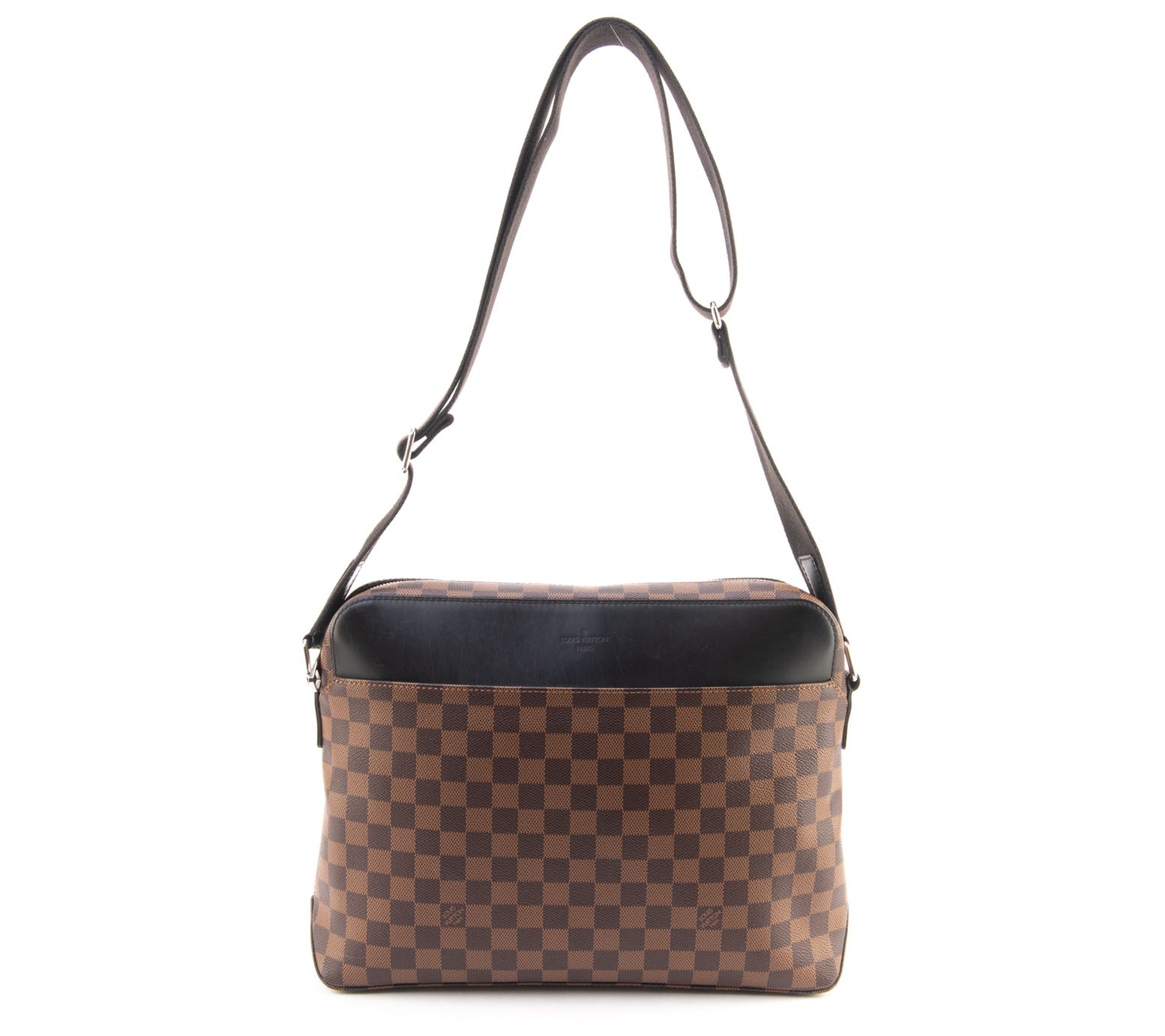 Review Louis Vuitton Duo Sling bag in black 