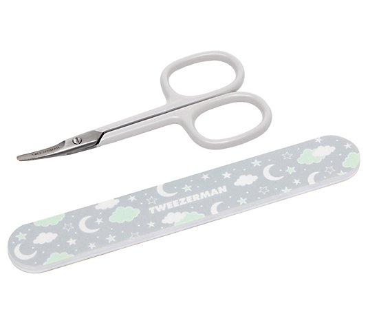 Tweezerman Baby Nail Scissors with Nail File 