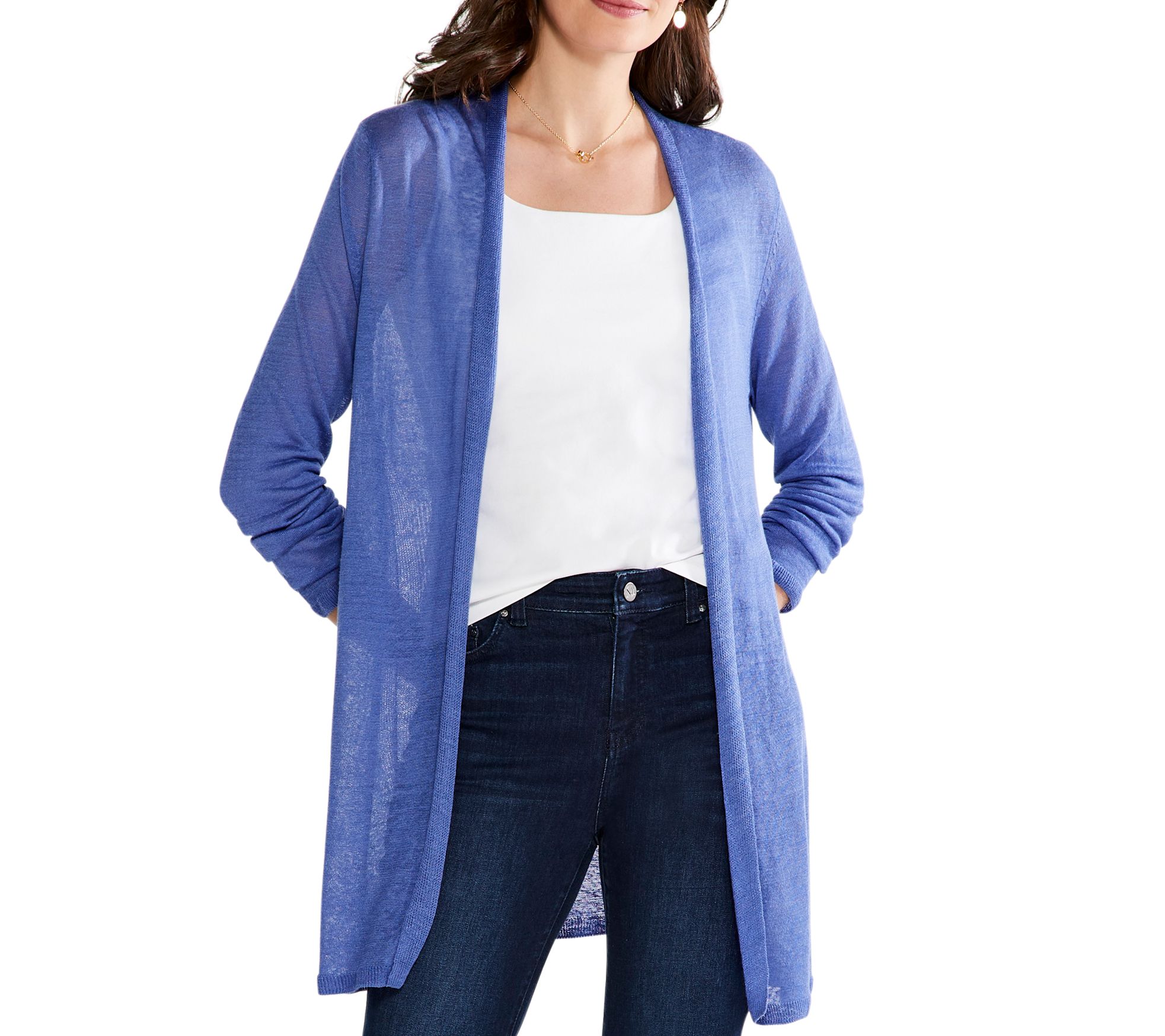 Nic + Zoe Missy Long Back Of The Chair Cardigan