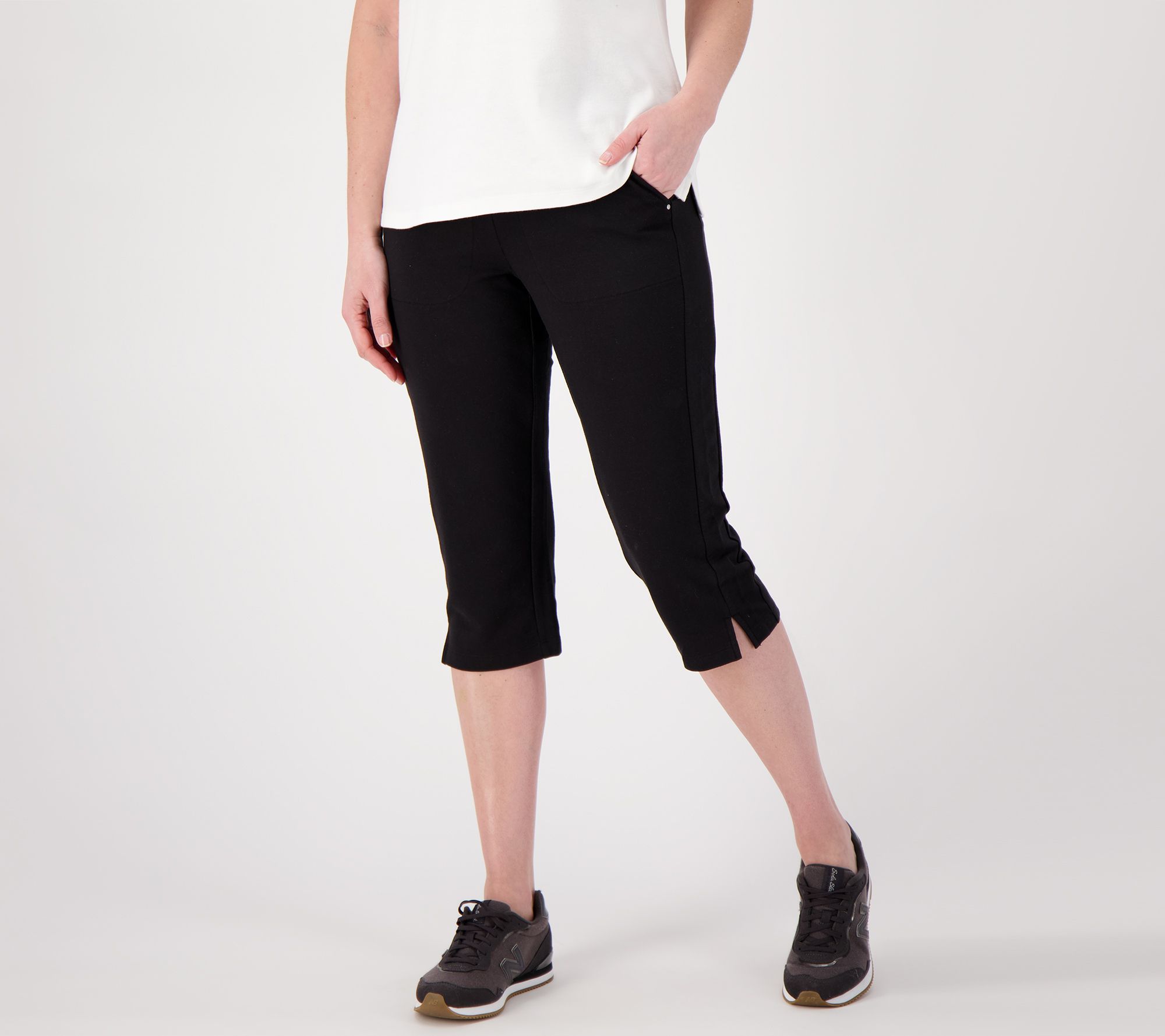 "As Is" Sport Savvy French Terry Drawstring Pant with Pockets