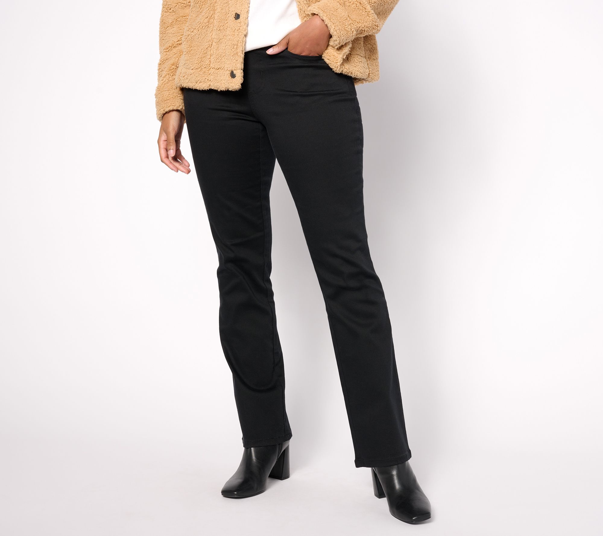 "As Is" Belle by Kim Gravel Reg TripleLuxe Twill Baby Boot-Cut Jean