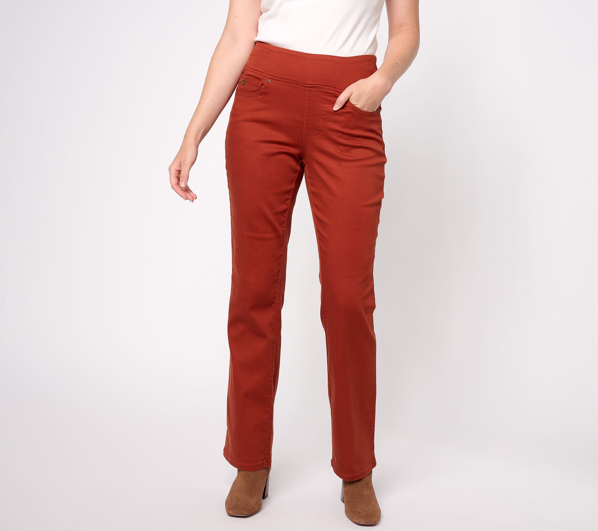 "As Is" Belle by Kim Gravel Reg TripleLuxe Twill Baby Boot-Cut Jean