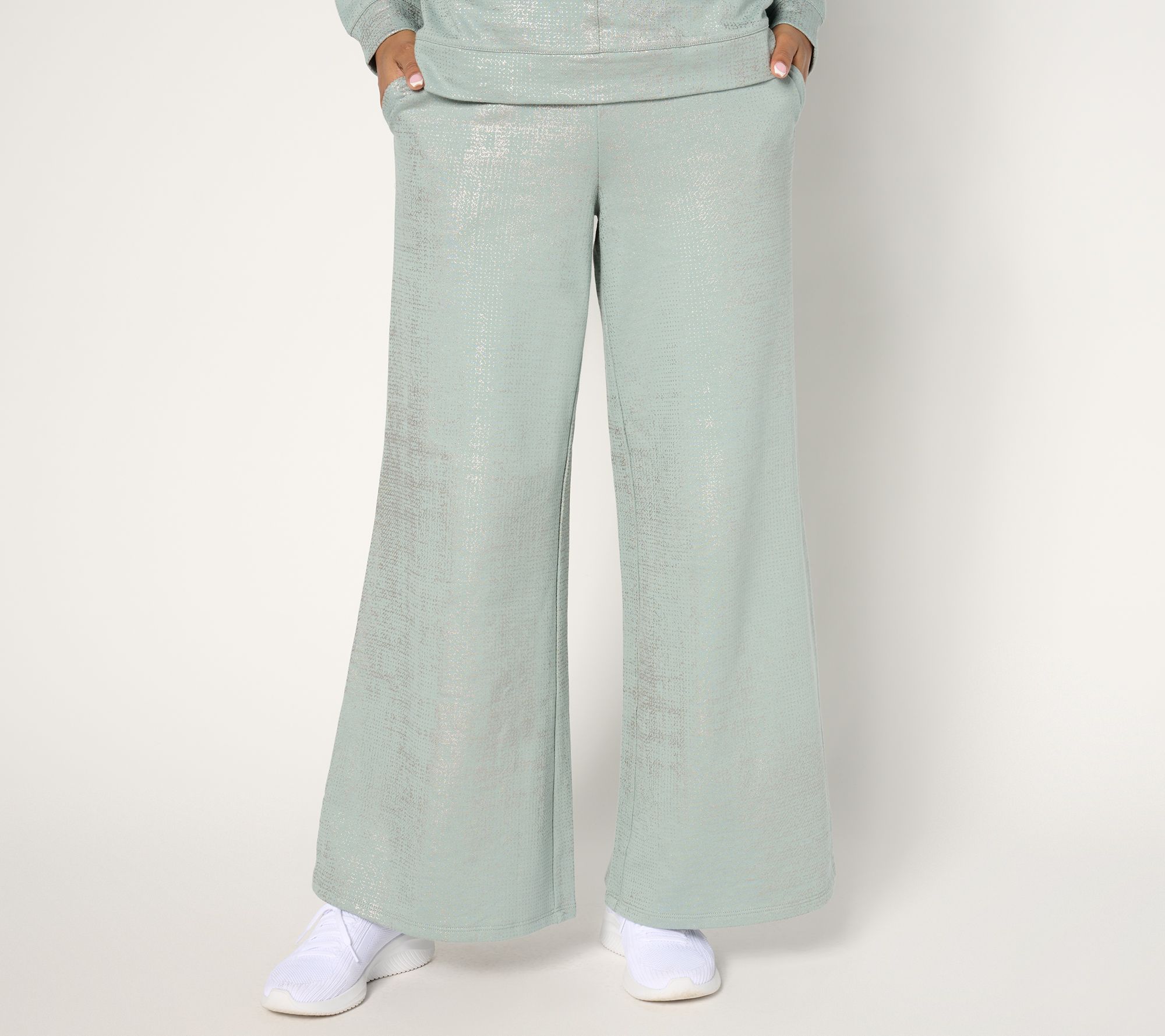 Peace Love World Petite French Terry Pull-On Monica Pant