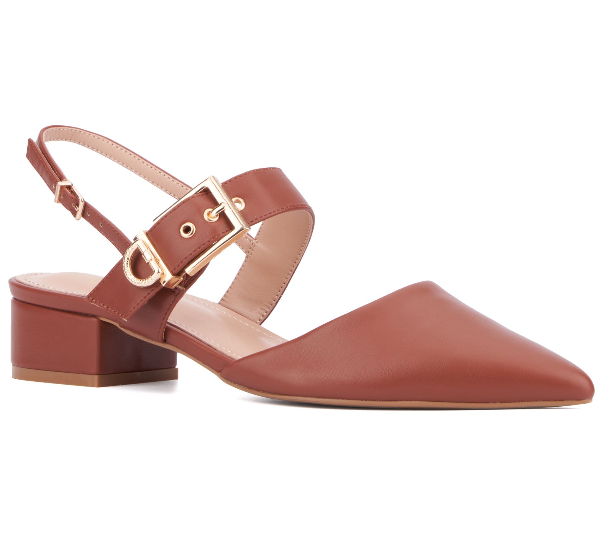 New York & Company Women's Rea Slingback BlockHeels