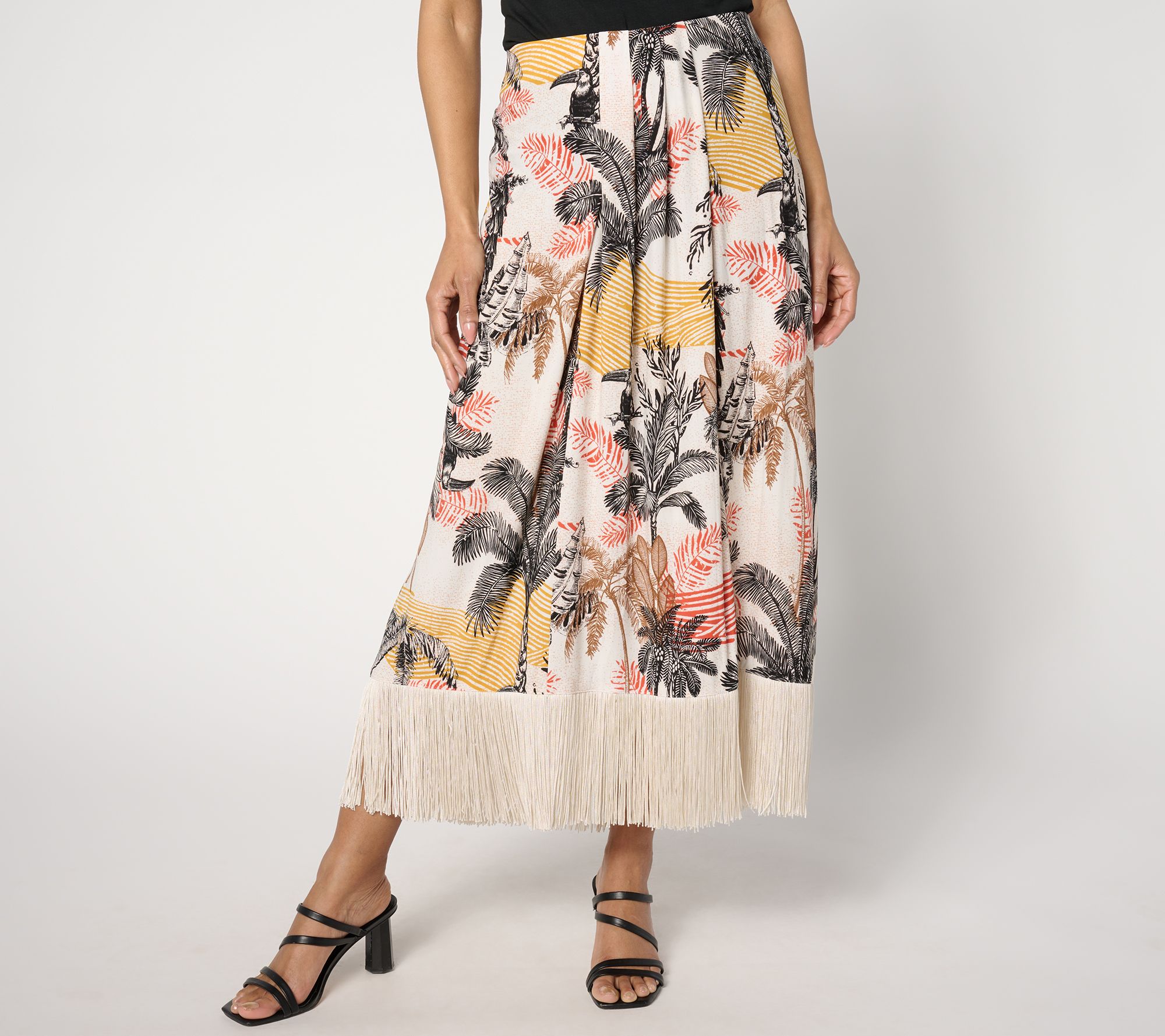 "As Is" Attitudes by Renee Regular Como Jersey Sarong Skirt