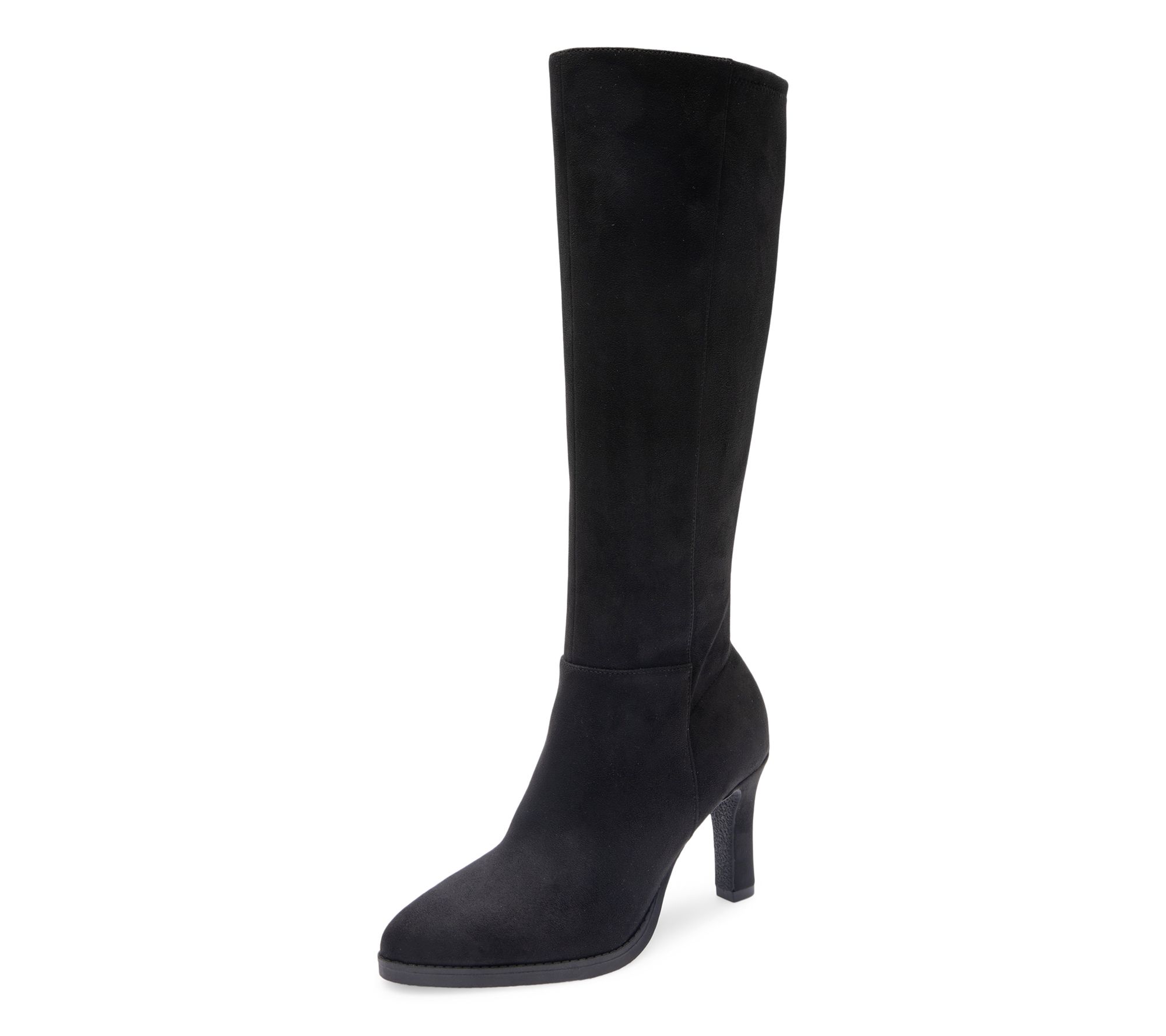 Aerosoles Stretch Knee High Stiletto Boot- Lynx