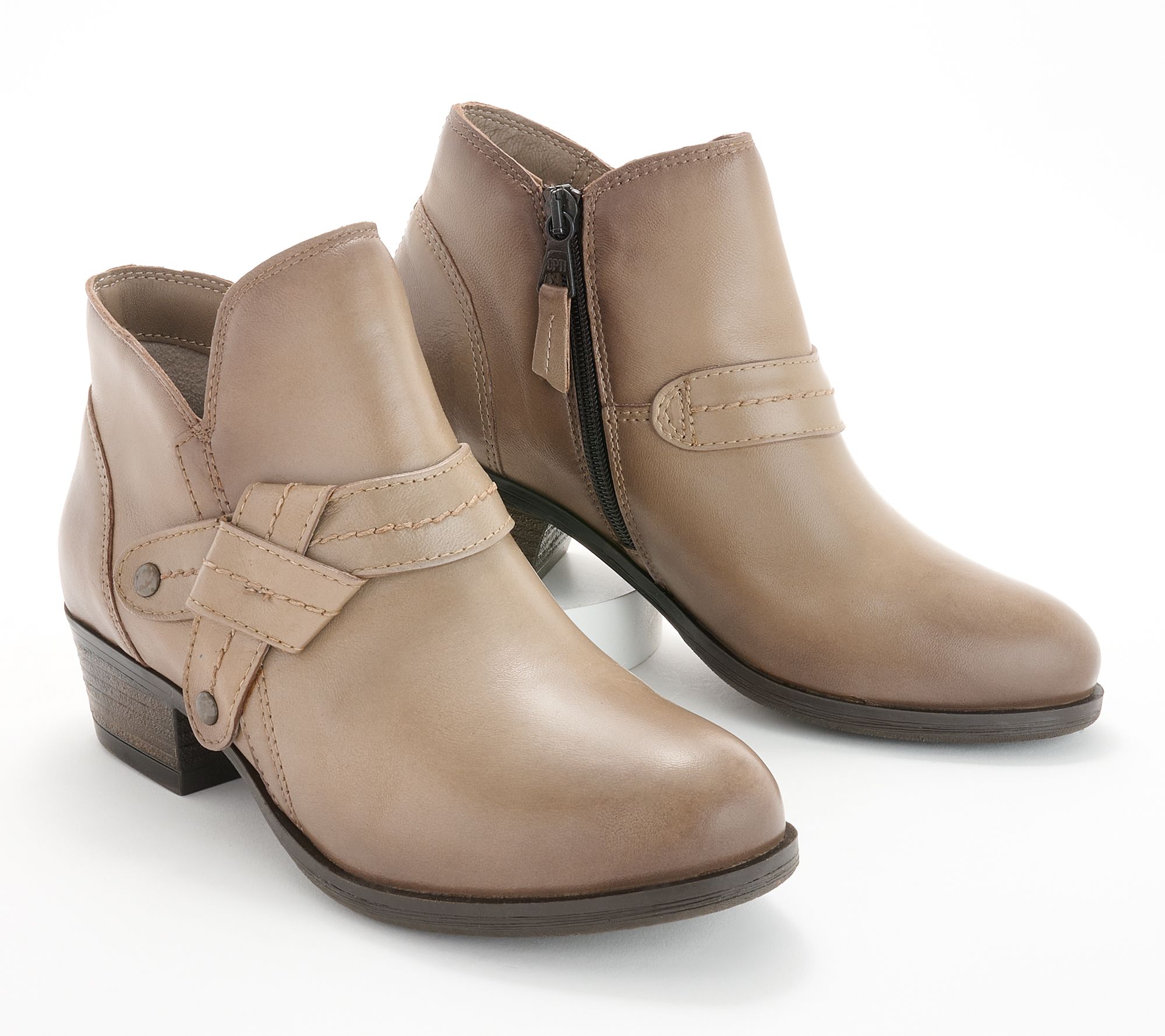 As Is Miz Mooz Leather Ankle Boots - Bennet