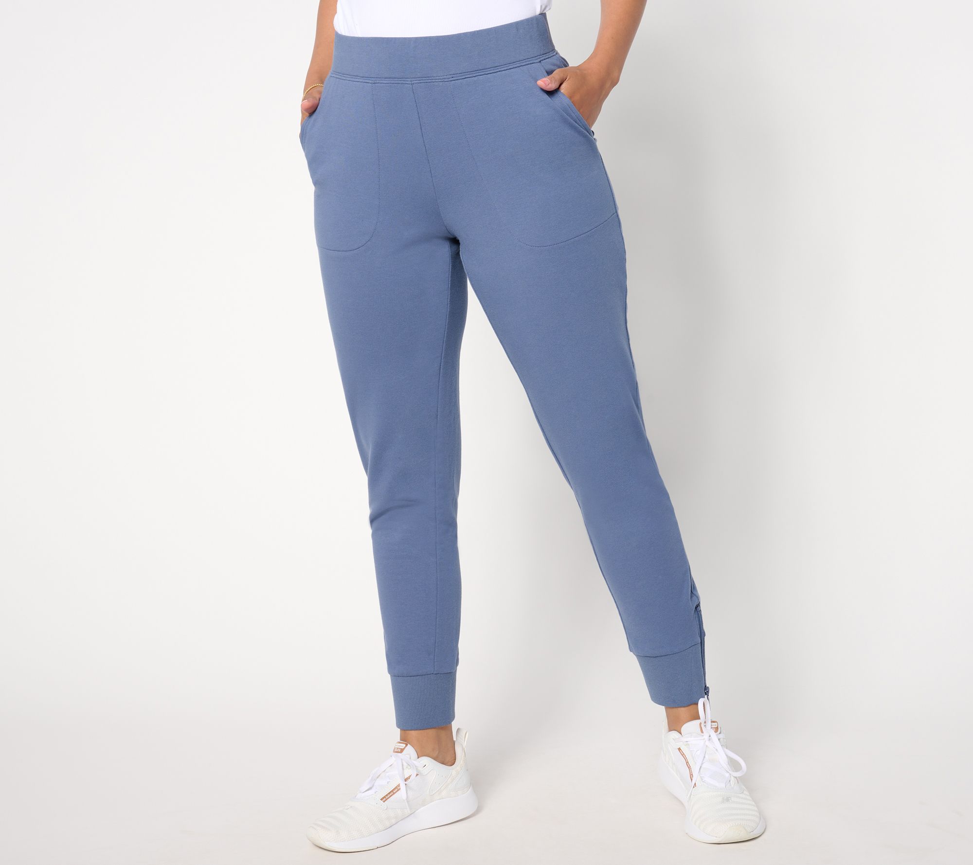 "As Is" Denim & Co. Active Petite French Terry Jogger