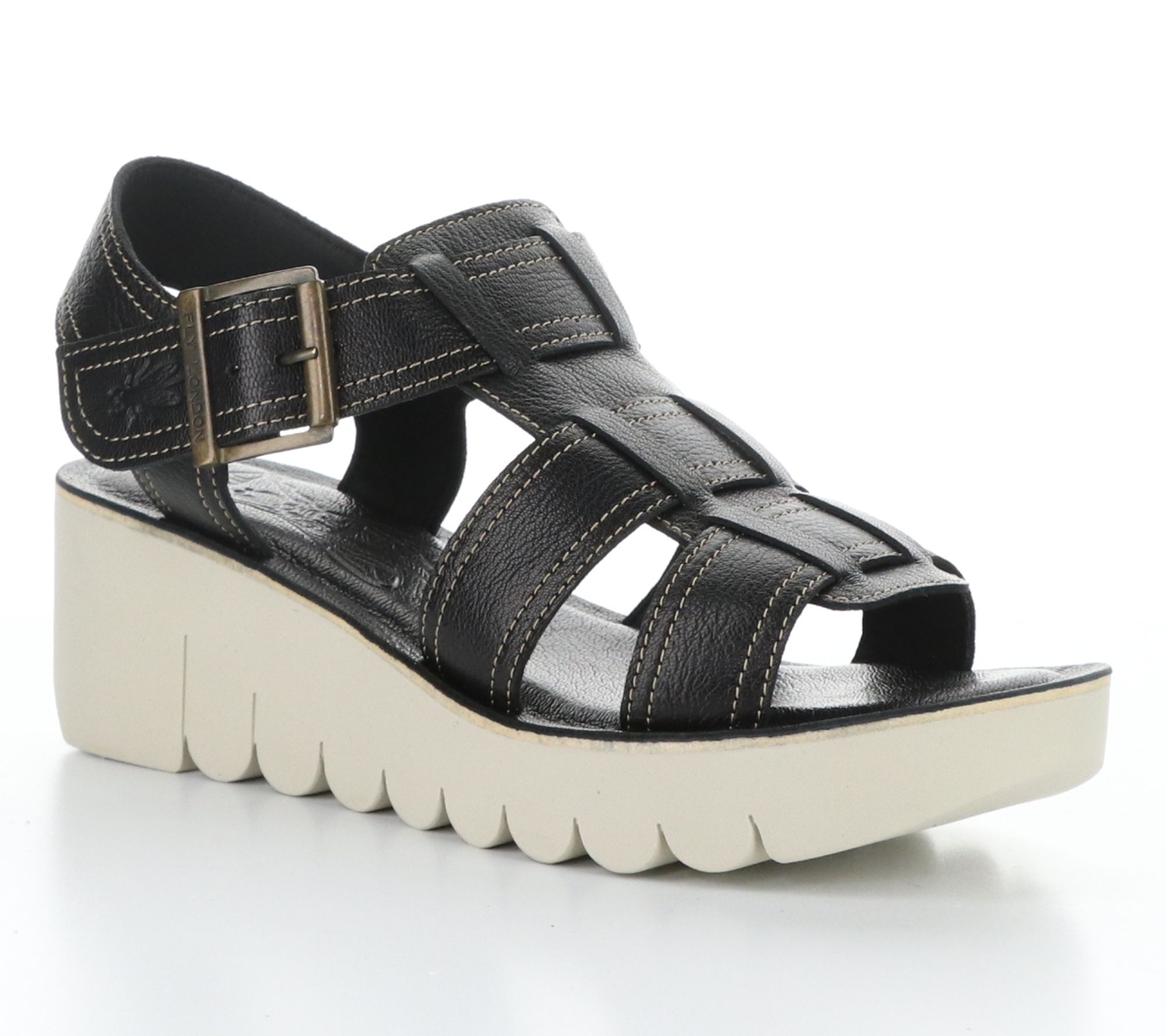 Fly London Mousse Hook & Loop  Sandal  - Yudd