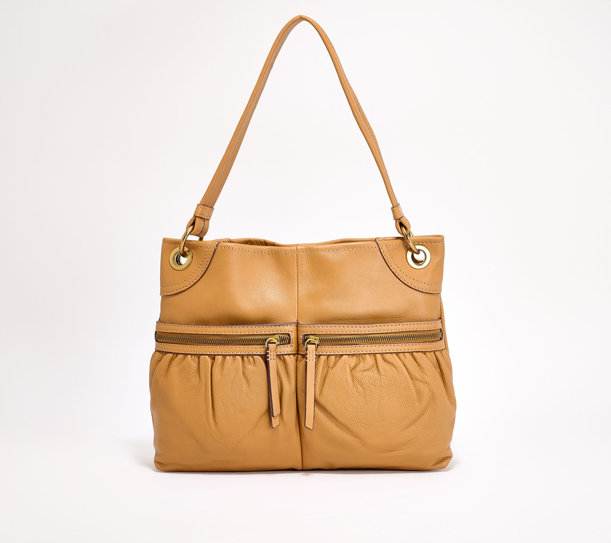 American Leather Co. Amber Leather Shoulder Bag