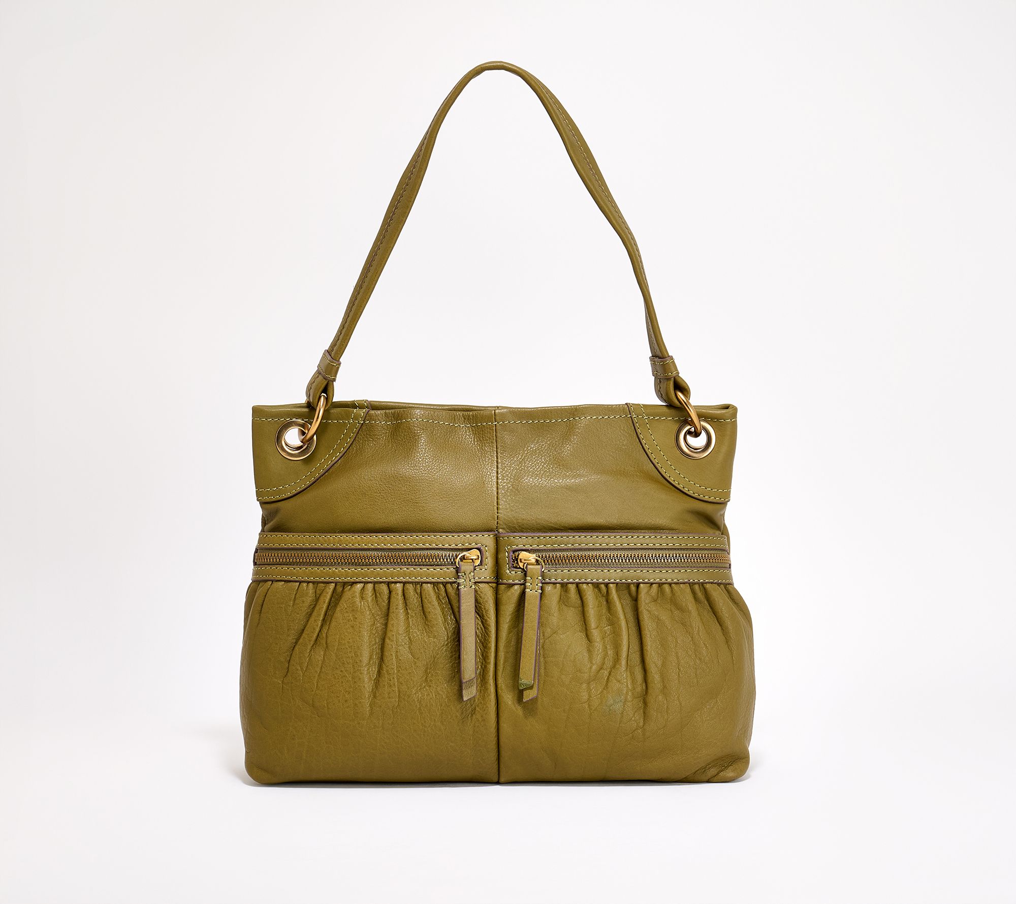 American Leather Co. Amber Leather Shoulder Bag