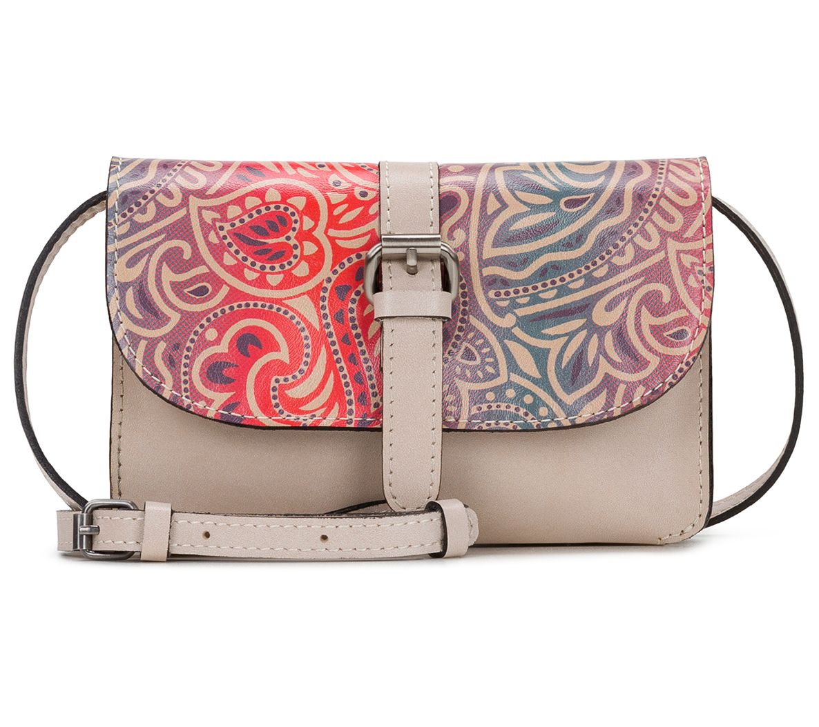 Patricia Nash Torri Leather Crossbody in GreekOmbre