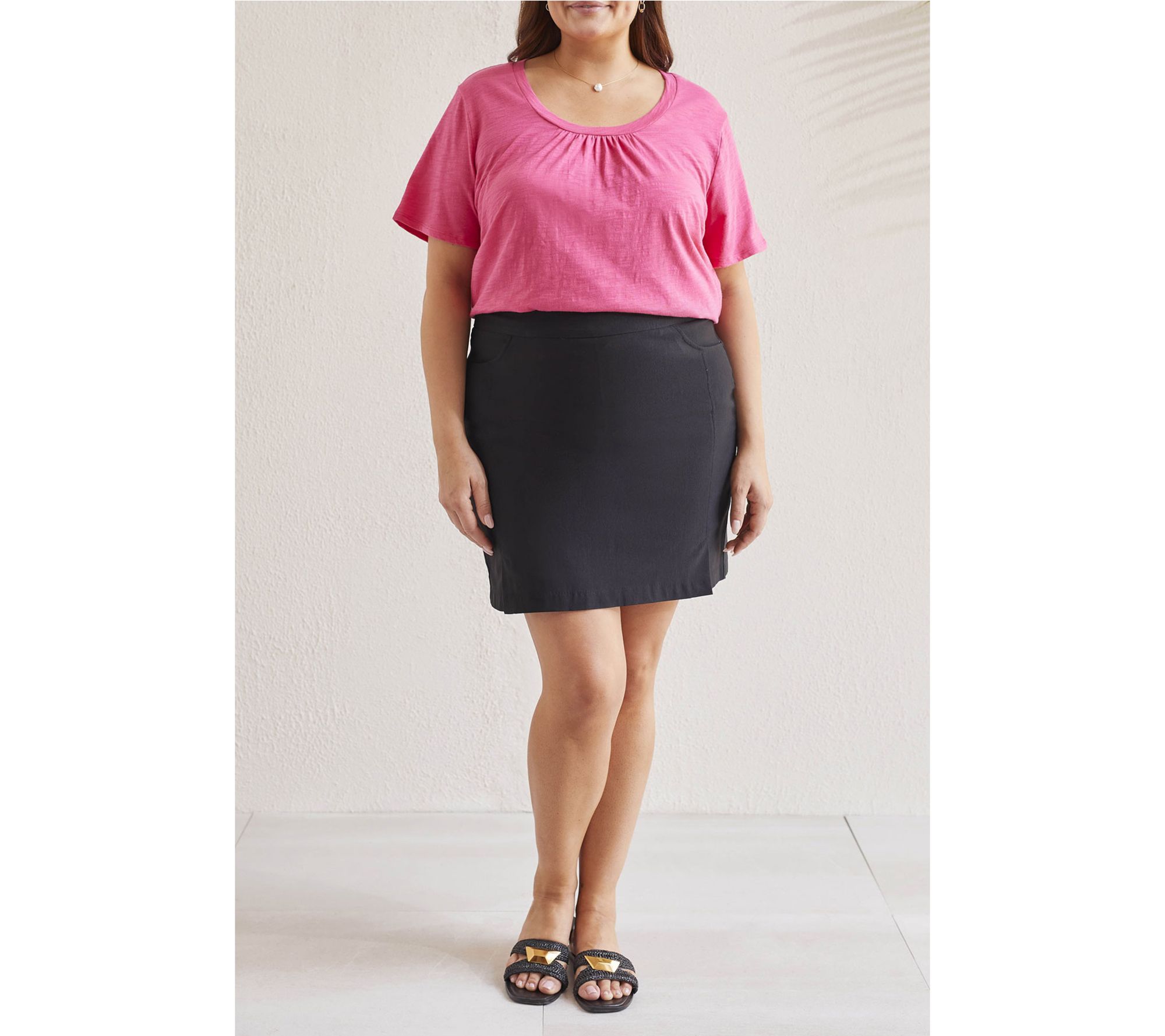 Tribal Pull-On Skort With Built-In Shorts