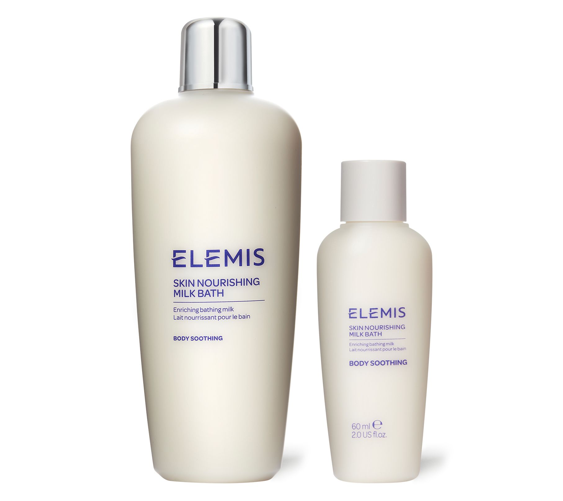 ELEMIS Skin Nourishing Milk Bath Home & Away 2pc Set