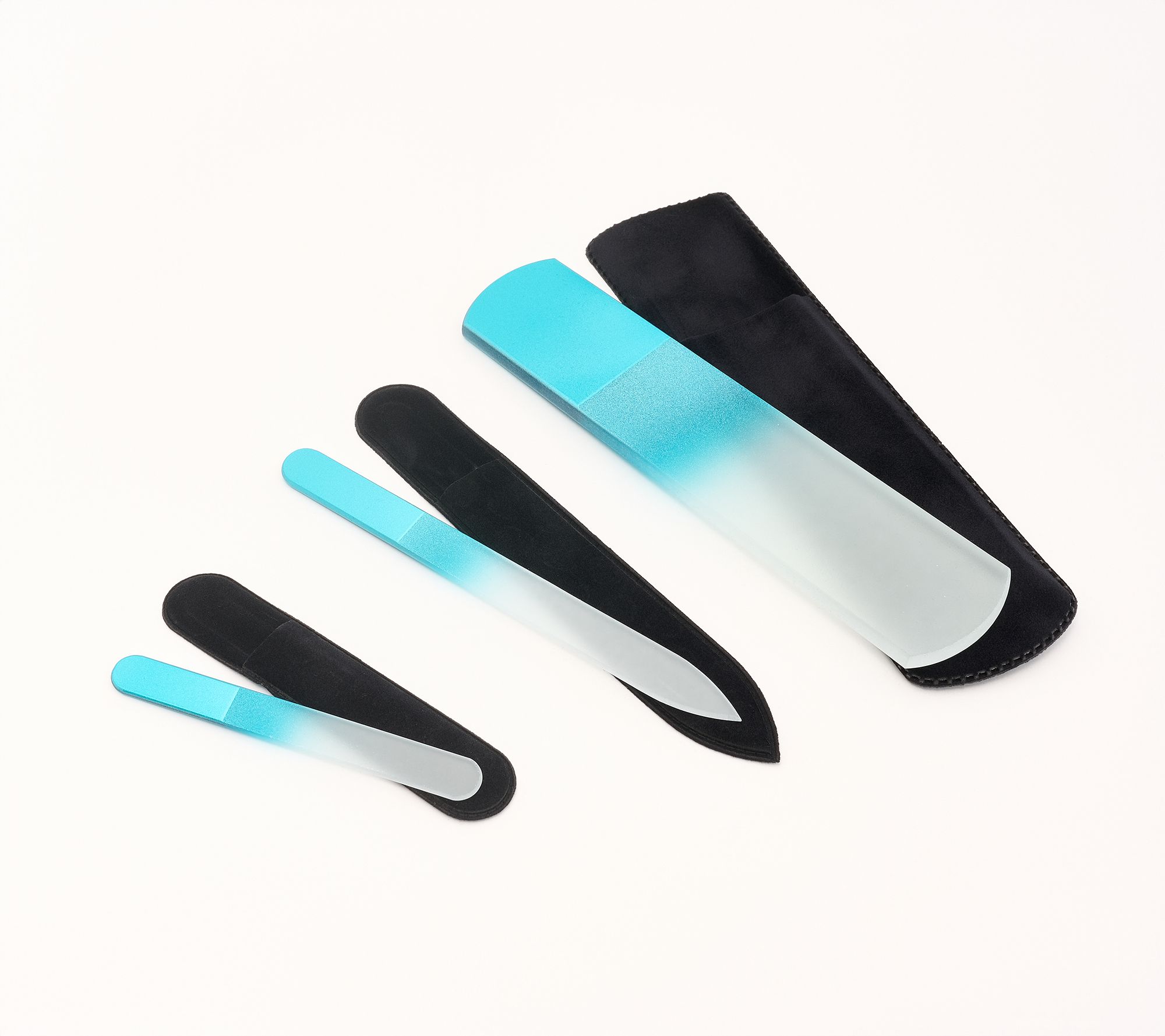 Spa-Rific 3 pc. Crystal Glass Mani/Pedi Set