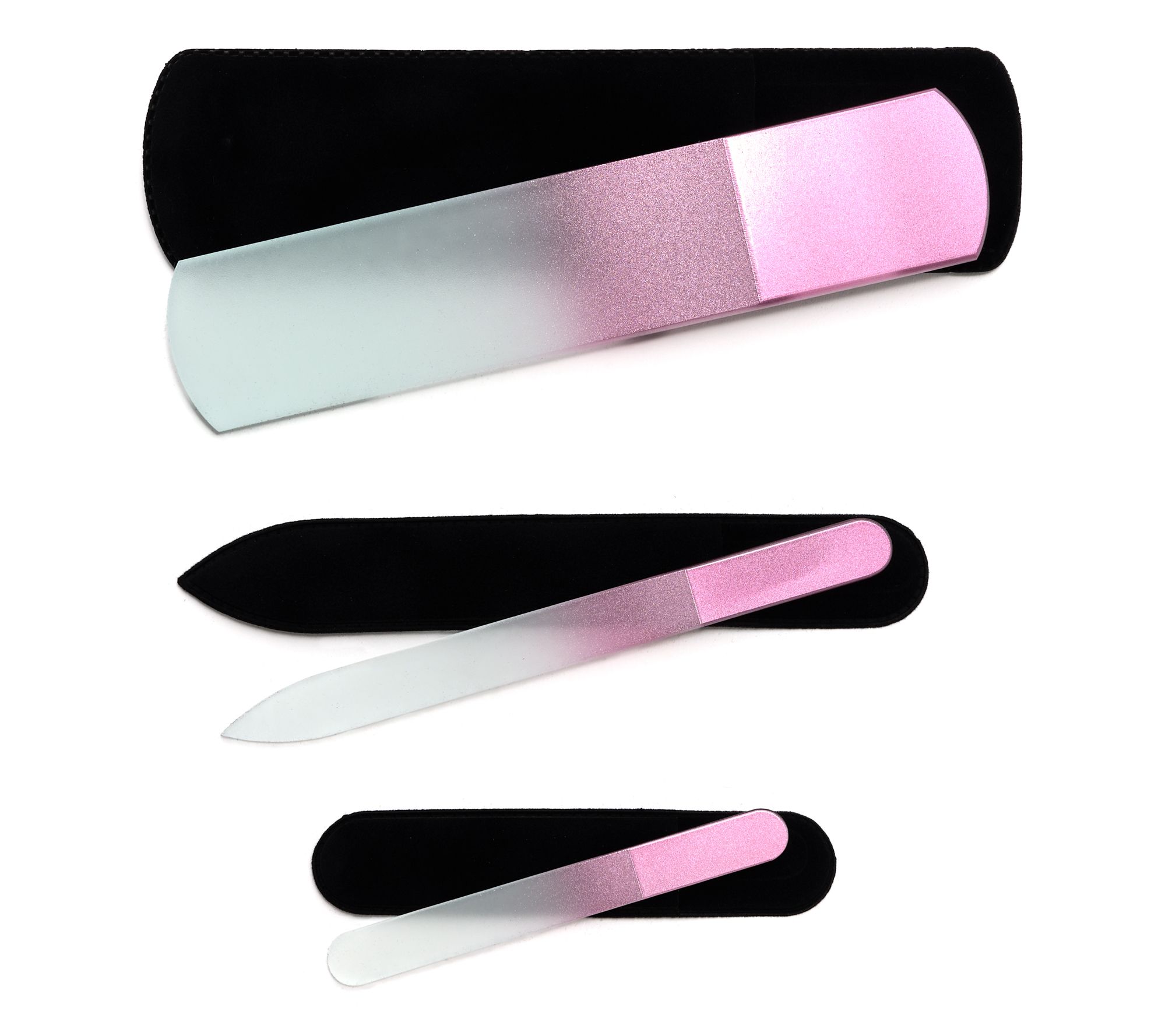 Spa-Rific 3 pc. Crystal Glass Mani/Pedi Set