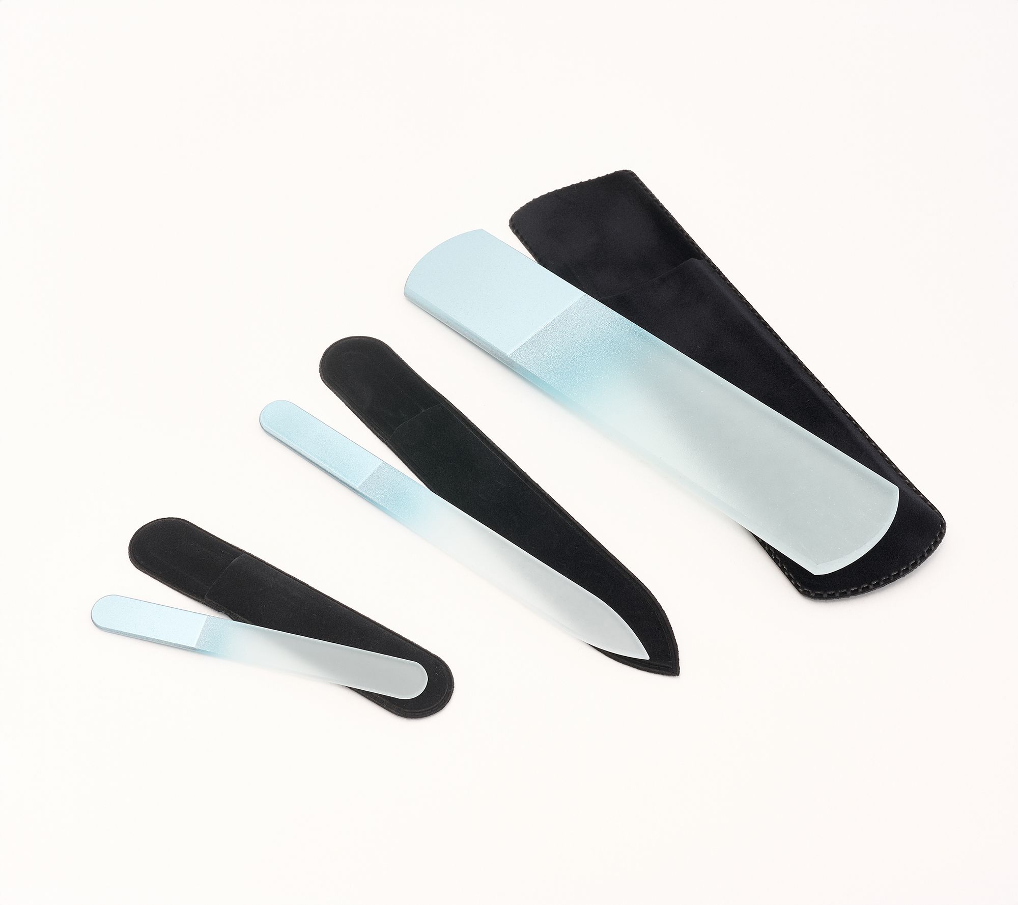 Spa-Rific 3 pc. Crystal Glass Mani/Pedi Set