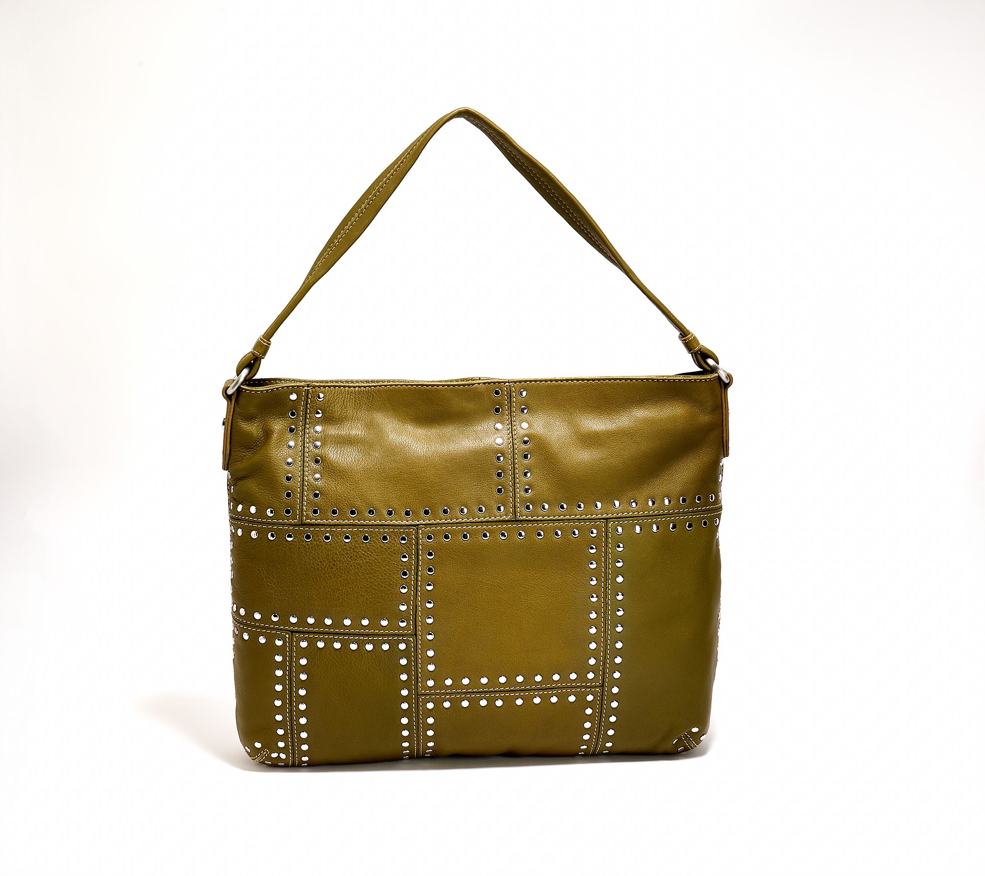 "As Is" American Leather Co. Mittie Ziptop Leather Hobo