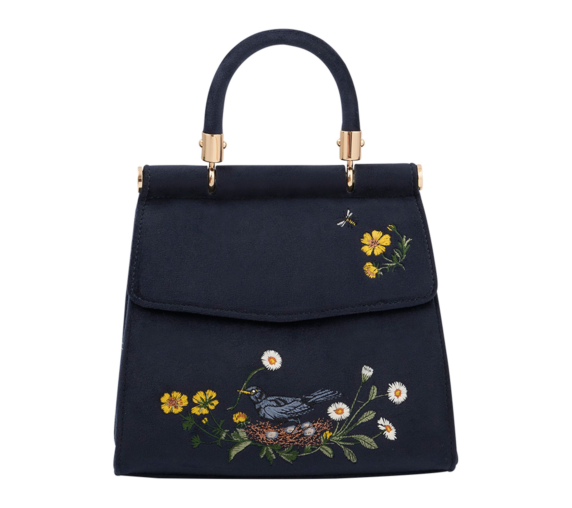 Fable England Blackbird Mini Top Handle Bag