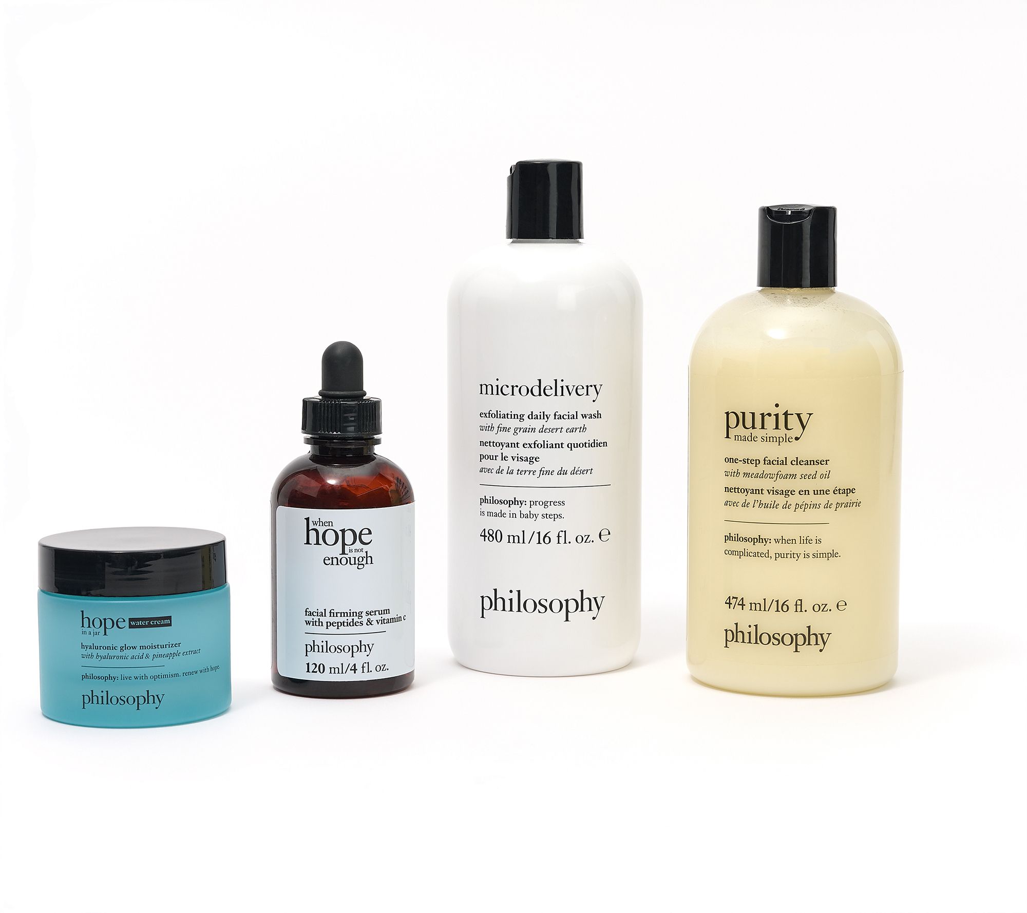 philosophy a twist of grace 3pc 16oz shower gel set