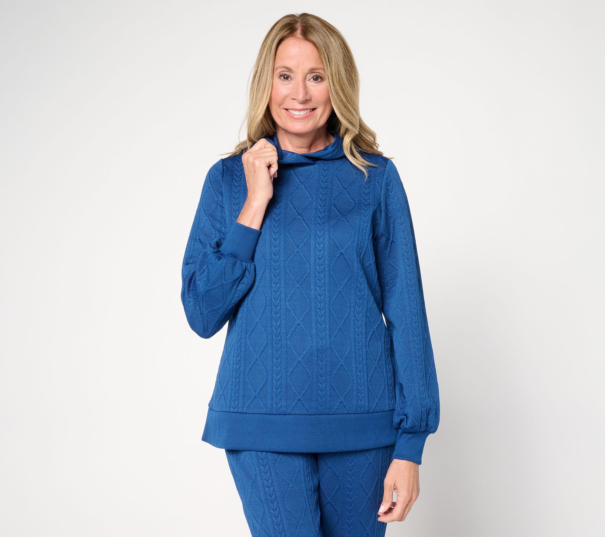 "As Is" Belle by Kim Gravel Cable Chic Hoodie