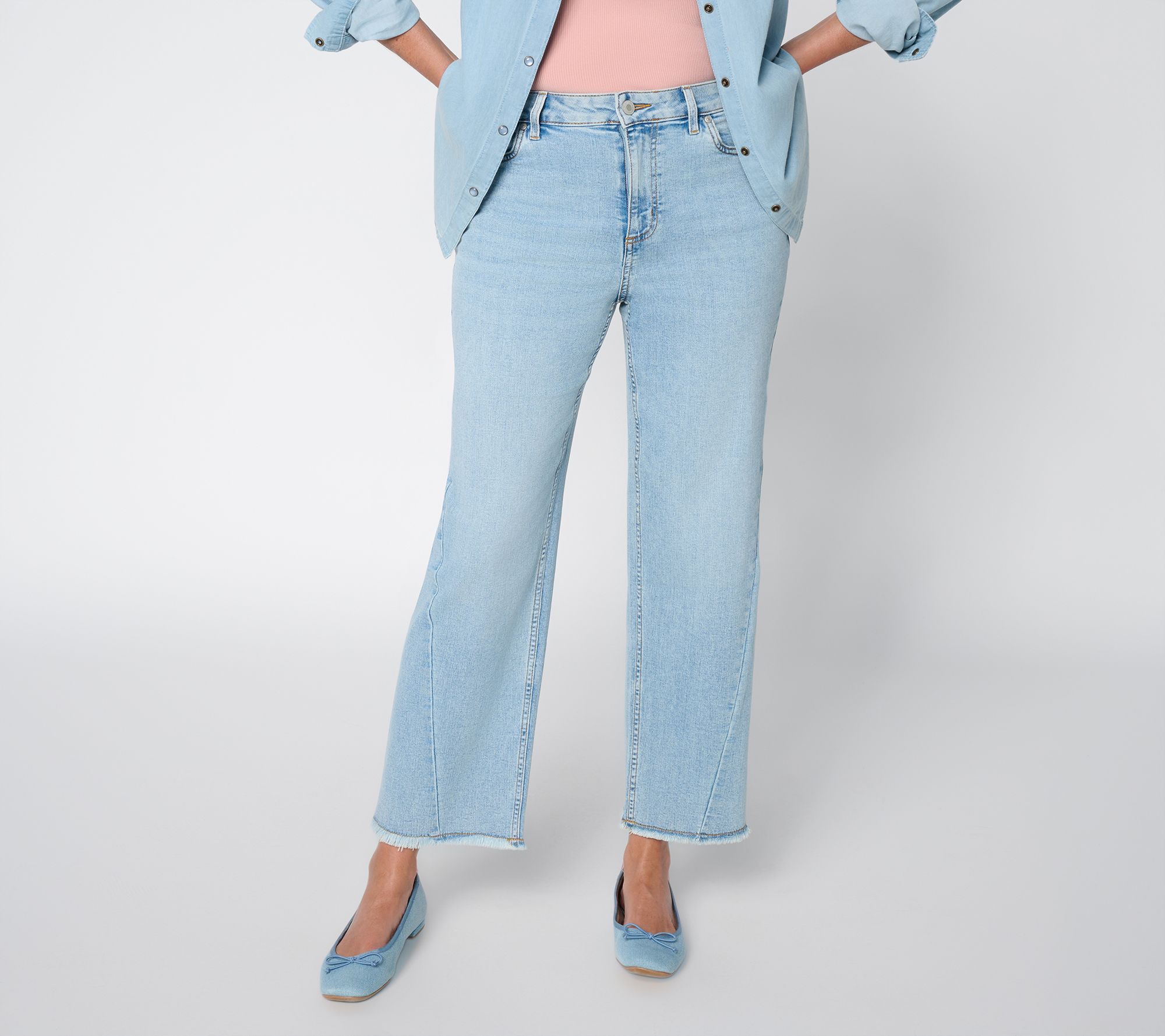 AnyBody Mid-Rise Straight Leg Jean