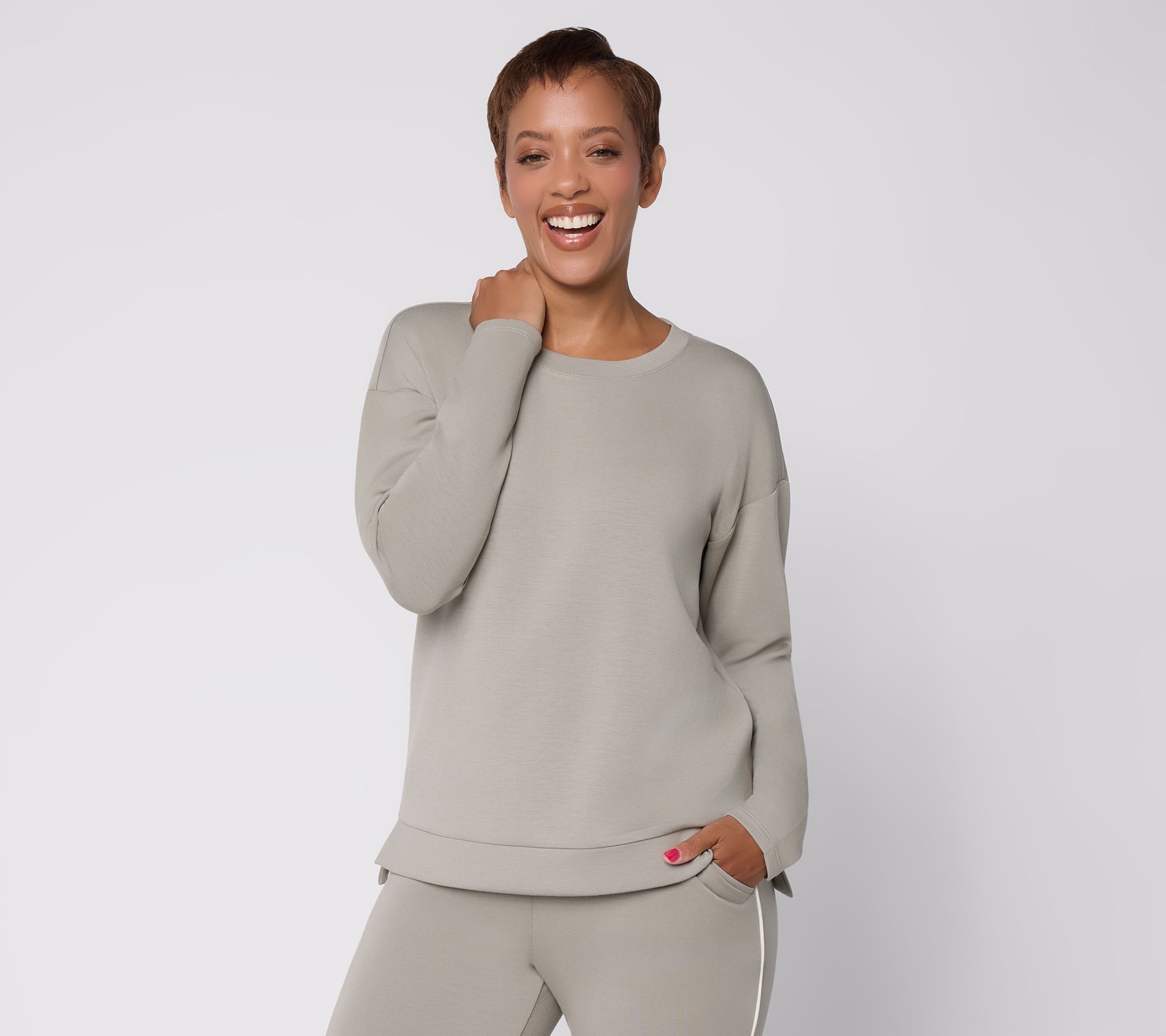 Belle by Kim Gravel ScubaLuxe Layering Pullover