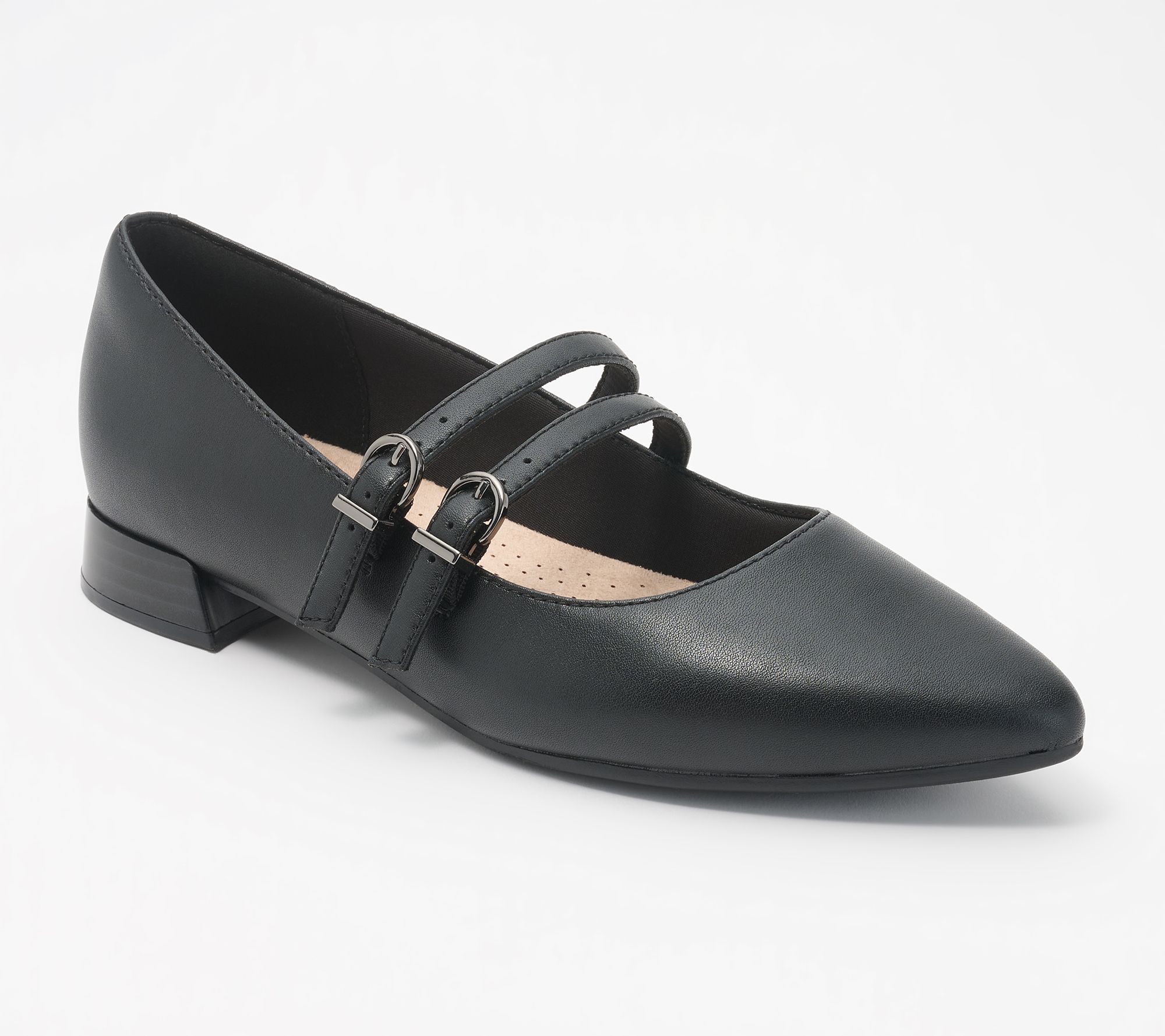 Clarks Collection Leather Mary-Janes -Natalyn Jane