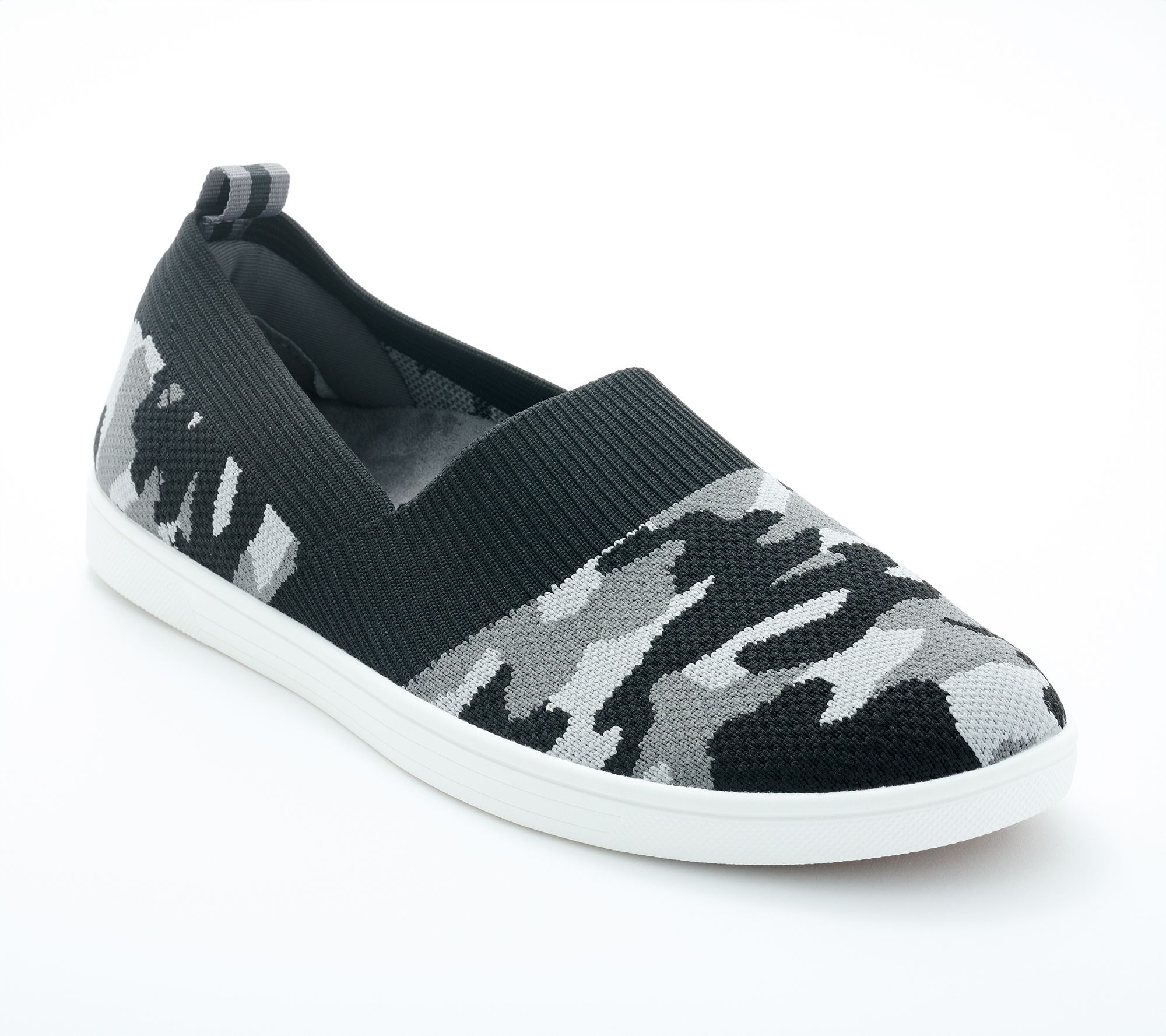 Revitalign Orthotic Camo Print Knit Slip-Ons - Mariner Camo