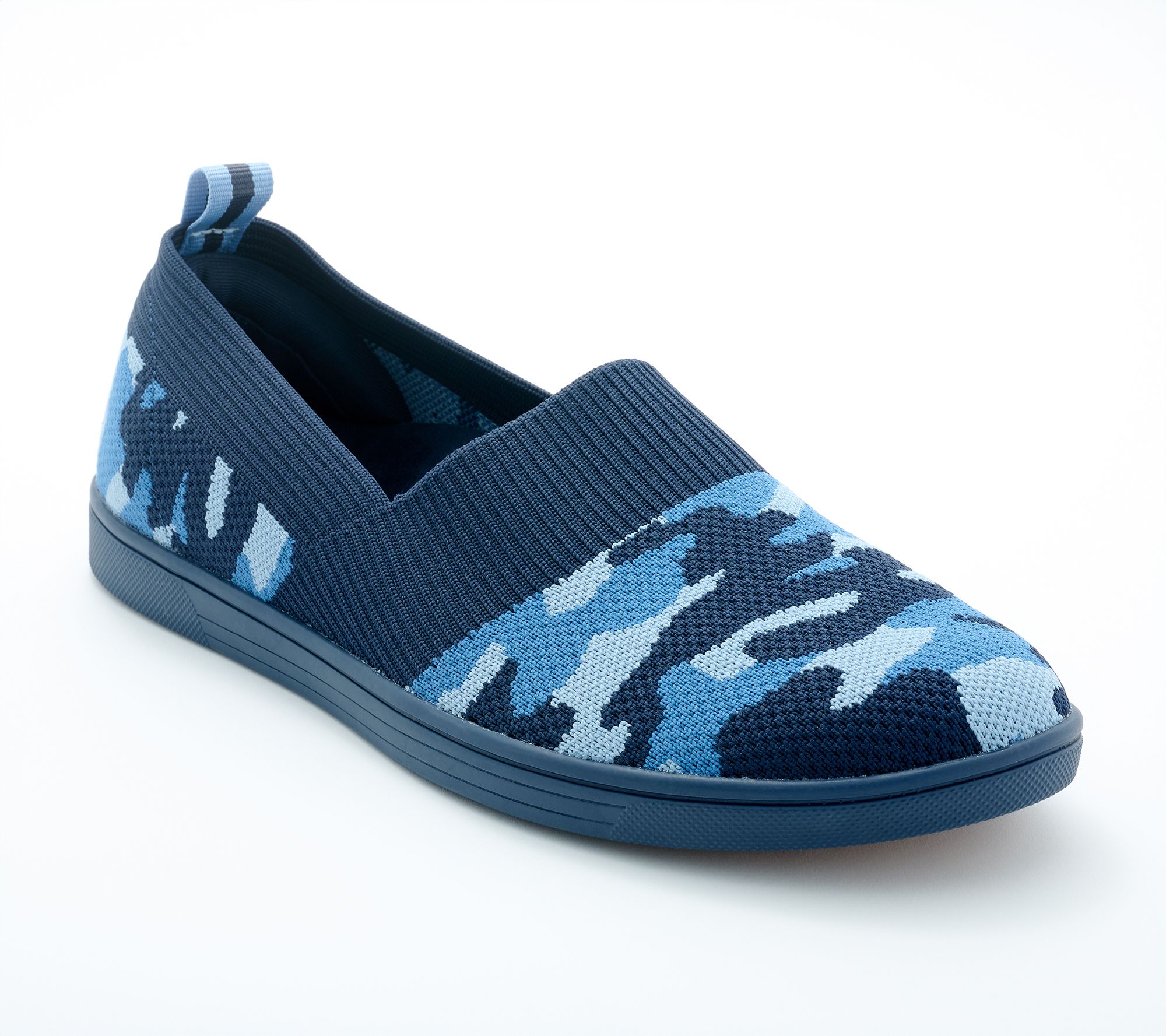 Revitalign Orthotic Camo Print Knit Slip-Ons - Mariner Camo
