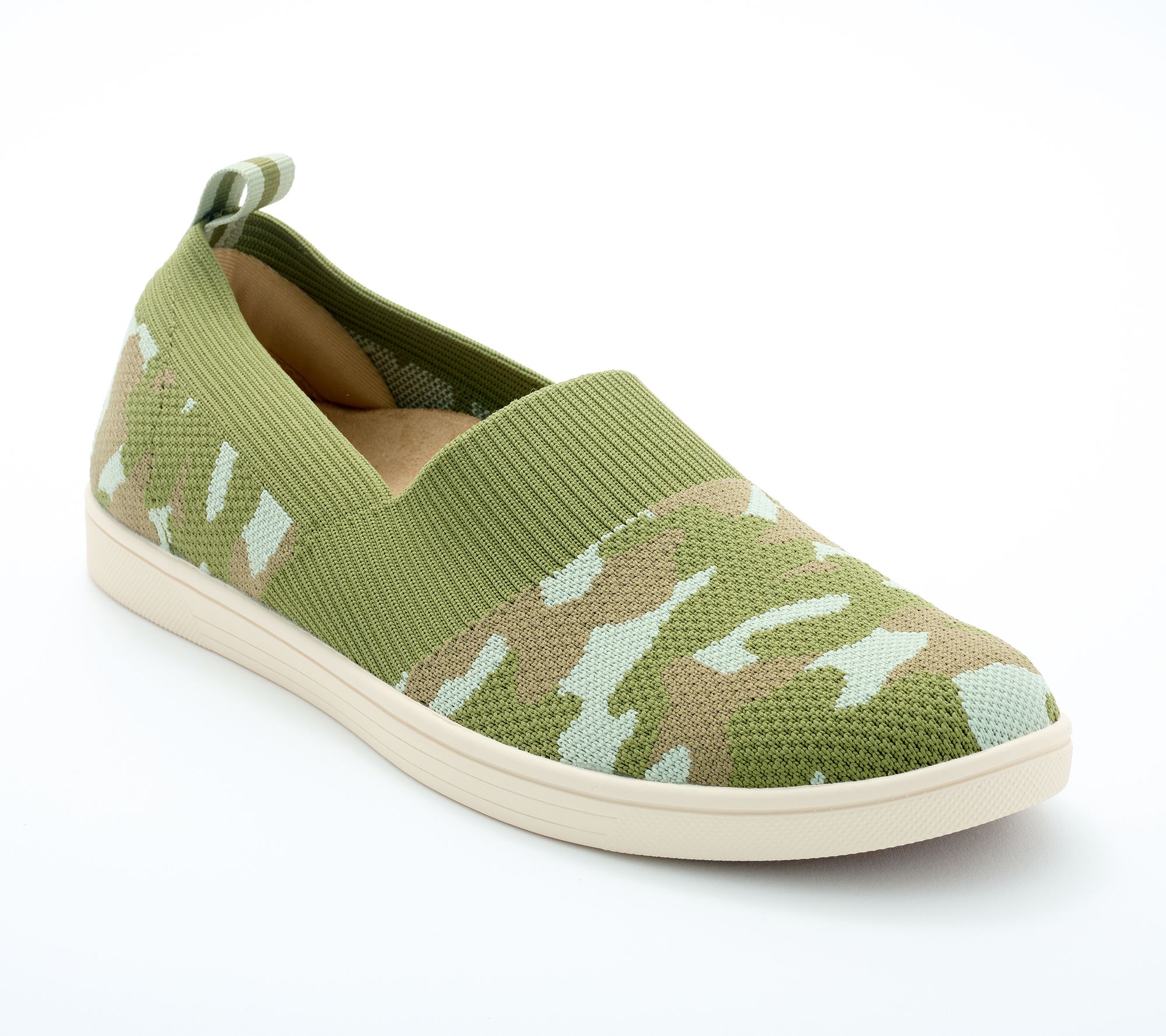 Revitalign Orthotic Camo Print Knit Slip-Ons - Mariner Camo