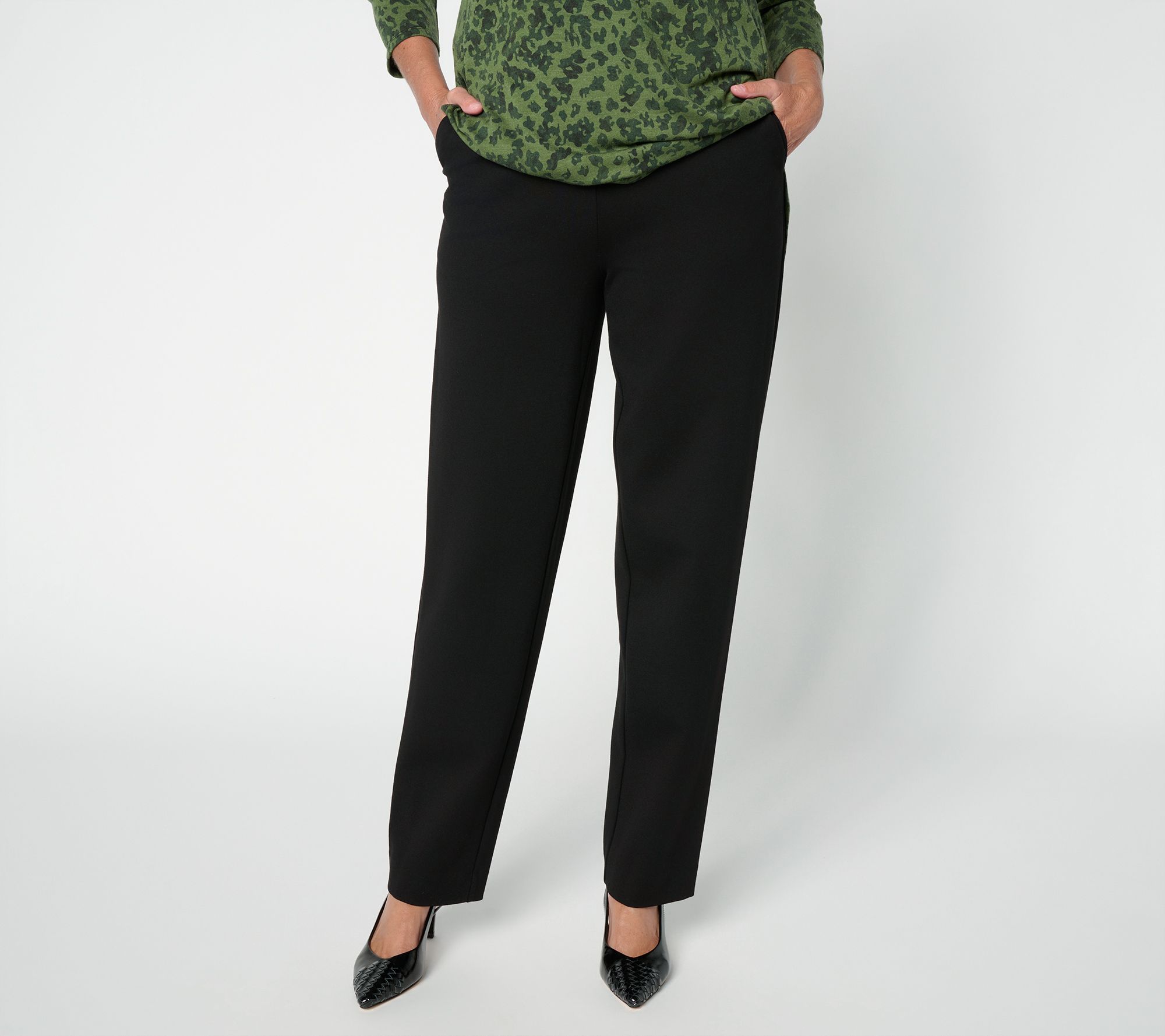 Susan Graver Regular Smart Pante 350 Straight Leg Pants