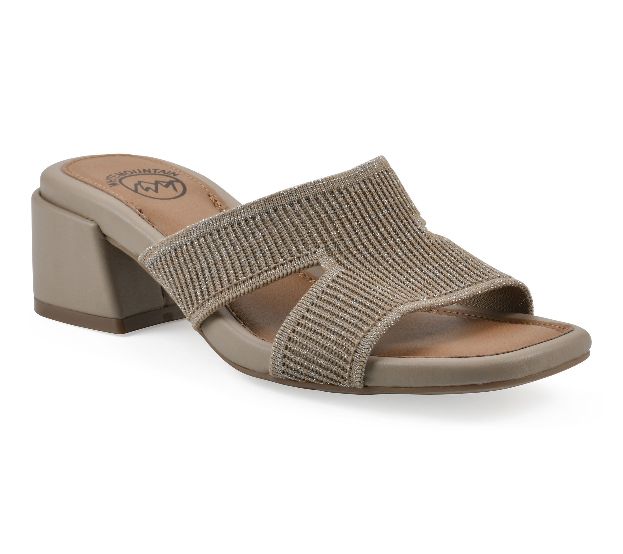 White Mountain Heeled Sandal - Milled