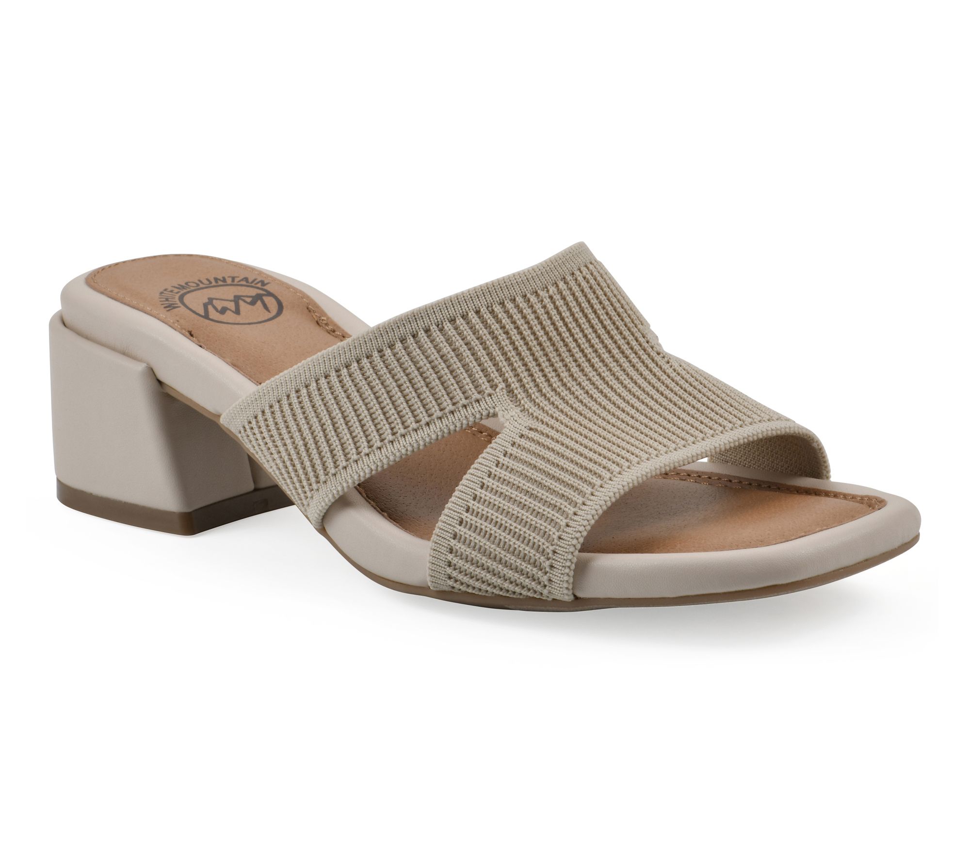 White Mountain Heeled Sandal - Milled