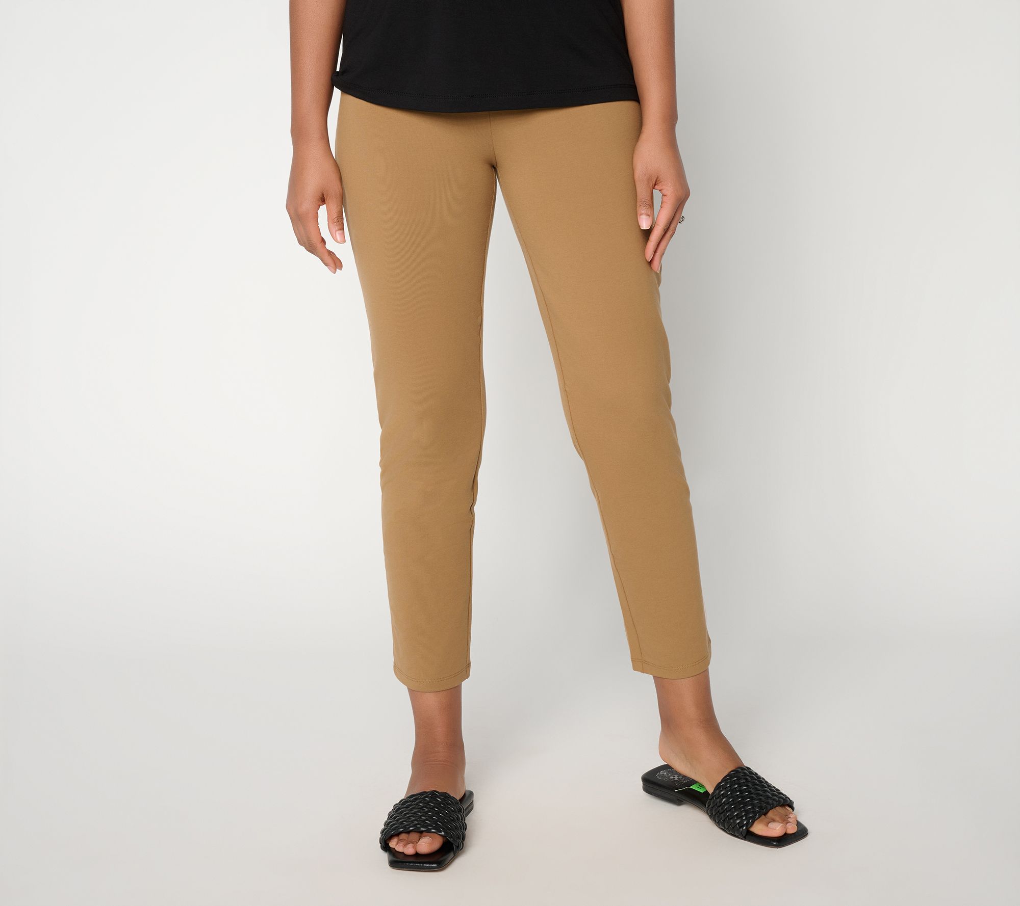 "As Is" Susan Graver Weekend Reg Premium Stretch Aire Slim Leg Pant