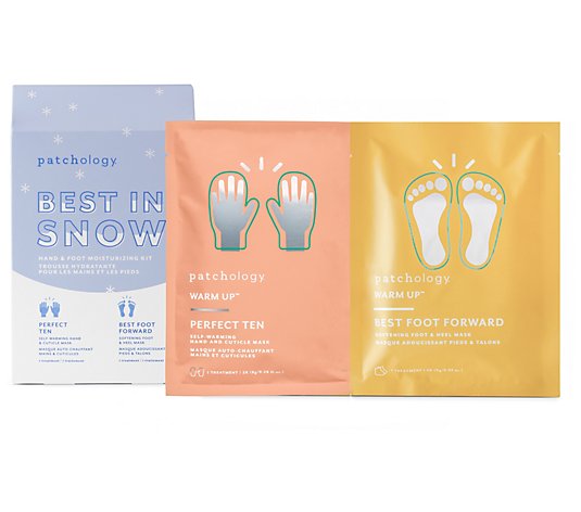 Patchology Best In Snow Hand & Foot Moisturizin g Mask Kit