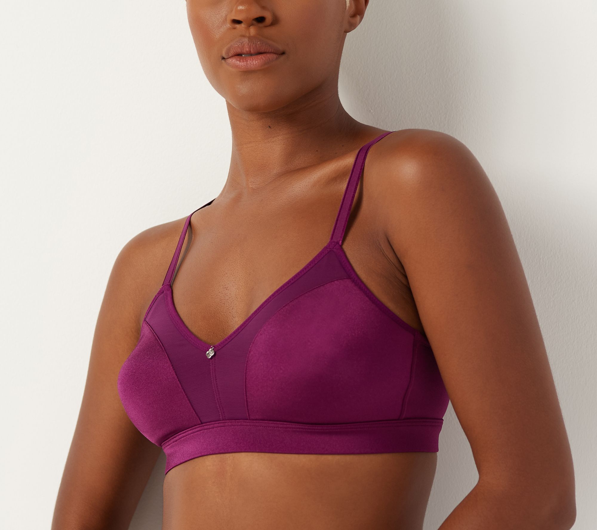 Breezies Body Brillance Wirefree Unlined Support Bra 