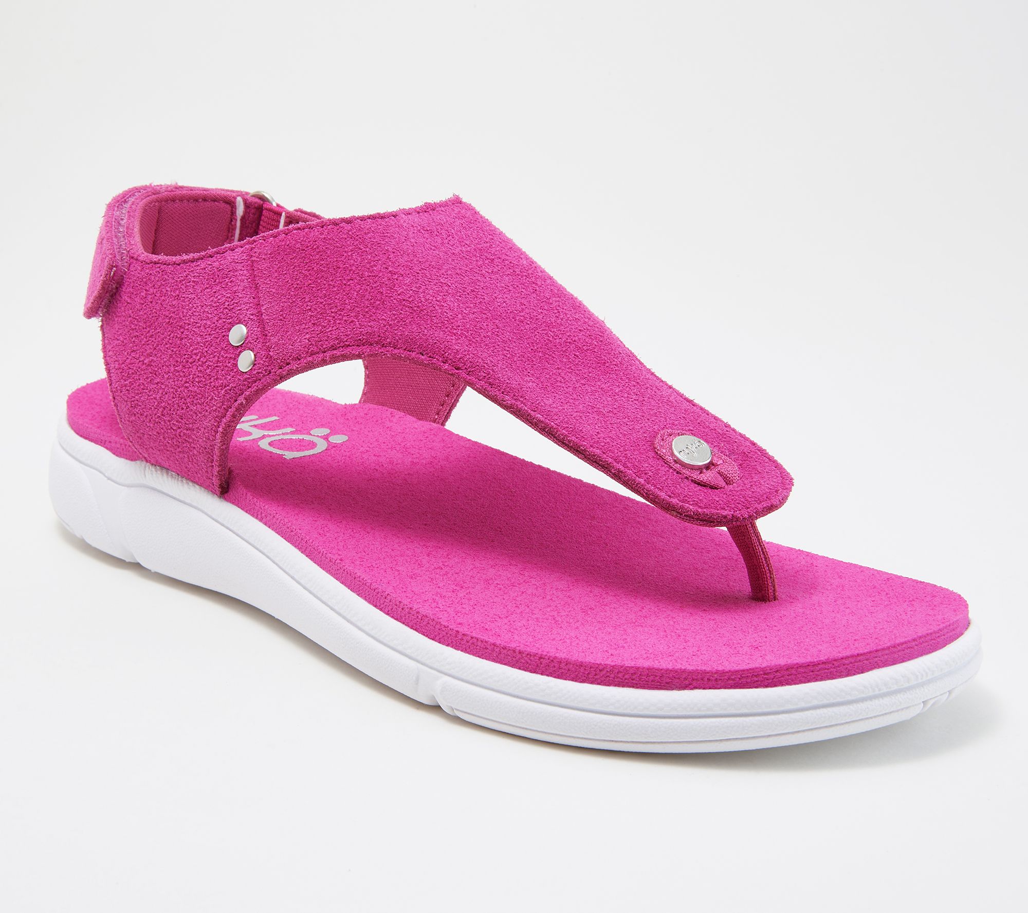 "As Is" Ryka Suede TStrap Sandals Margo