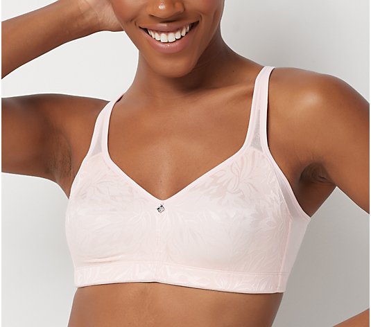 Breezies Jacquard Shine Unlined Wirefree Support Bra