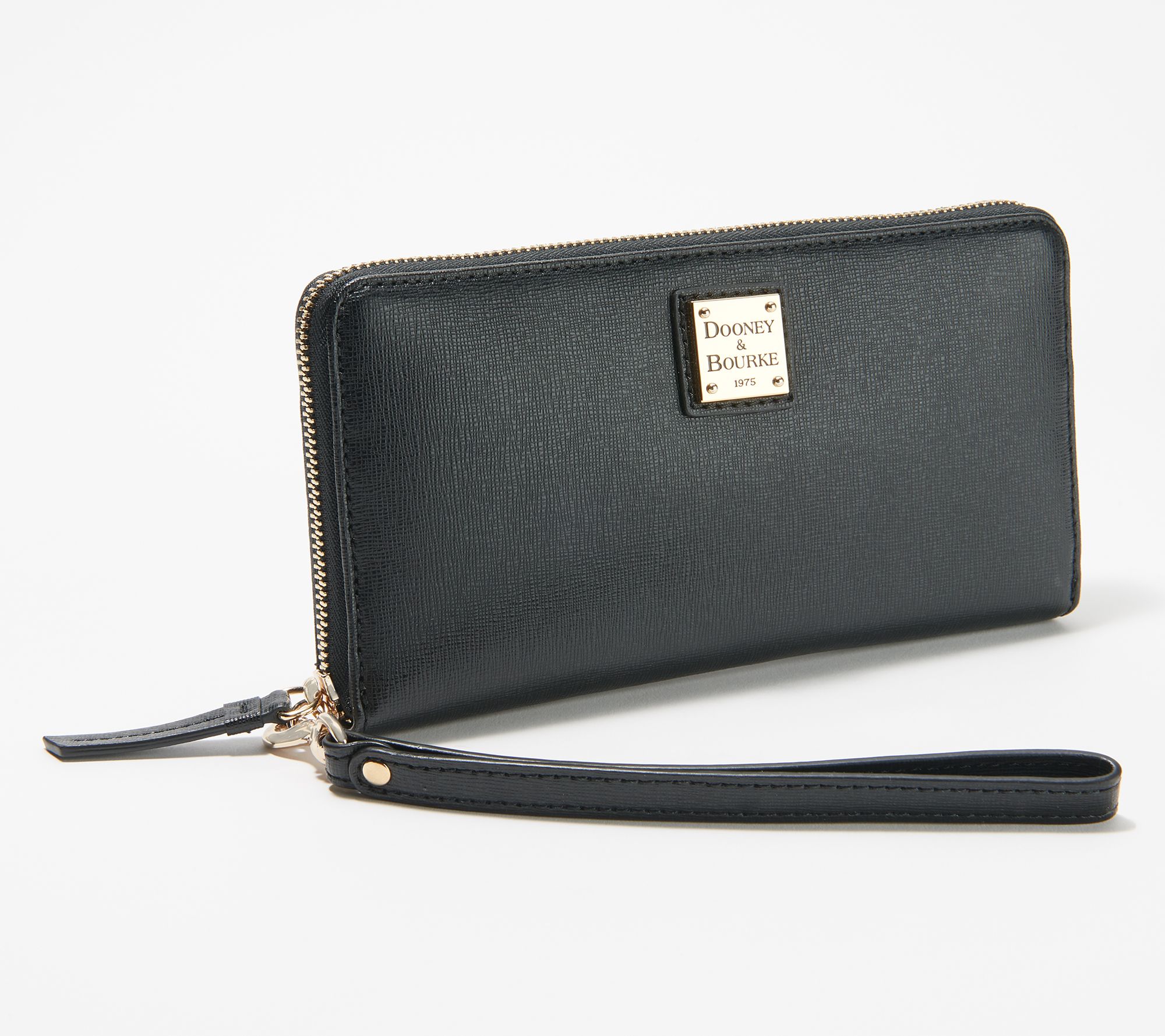 Dooney & Bourke Bags | Dooney & Bourke Small Zip Around Wallet | Color: Black | Size: Os | Angie3515's Closet